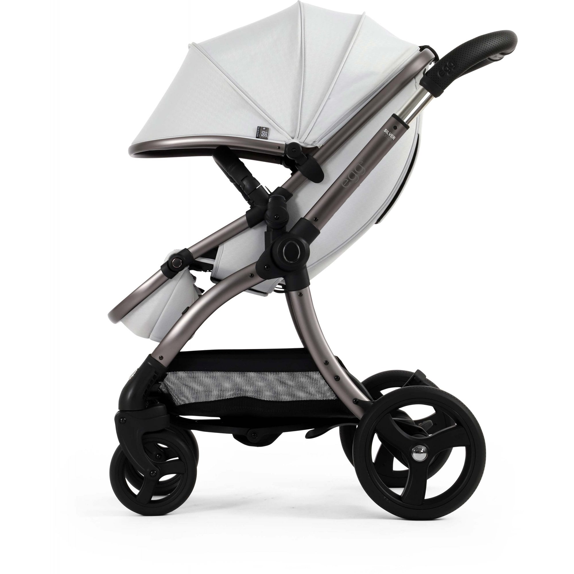 egg3® Stroller Houndstooth Silver