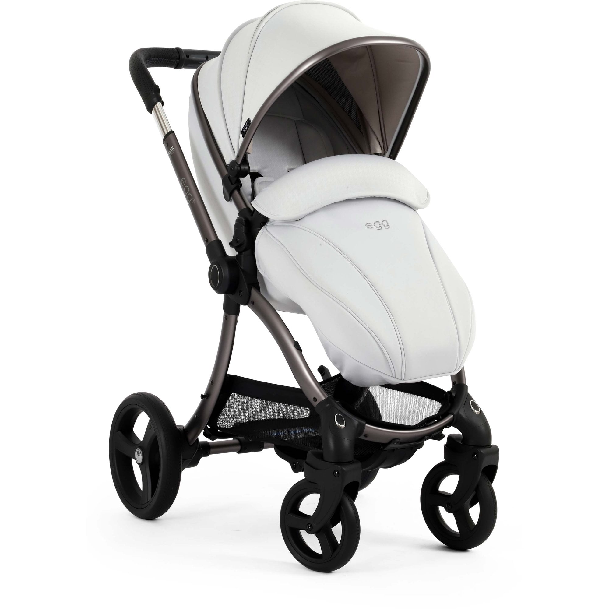egg3® Stroller Houndstooth Silver
