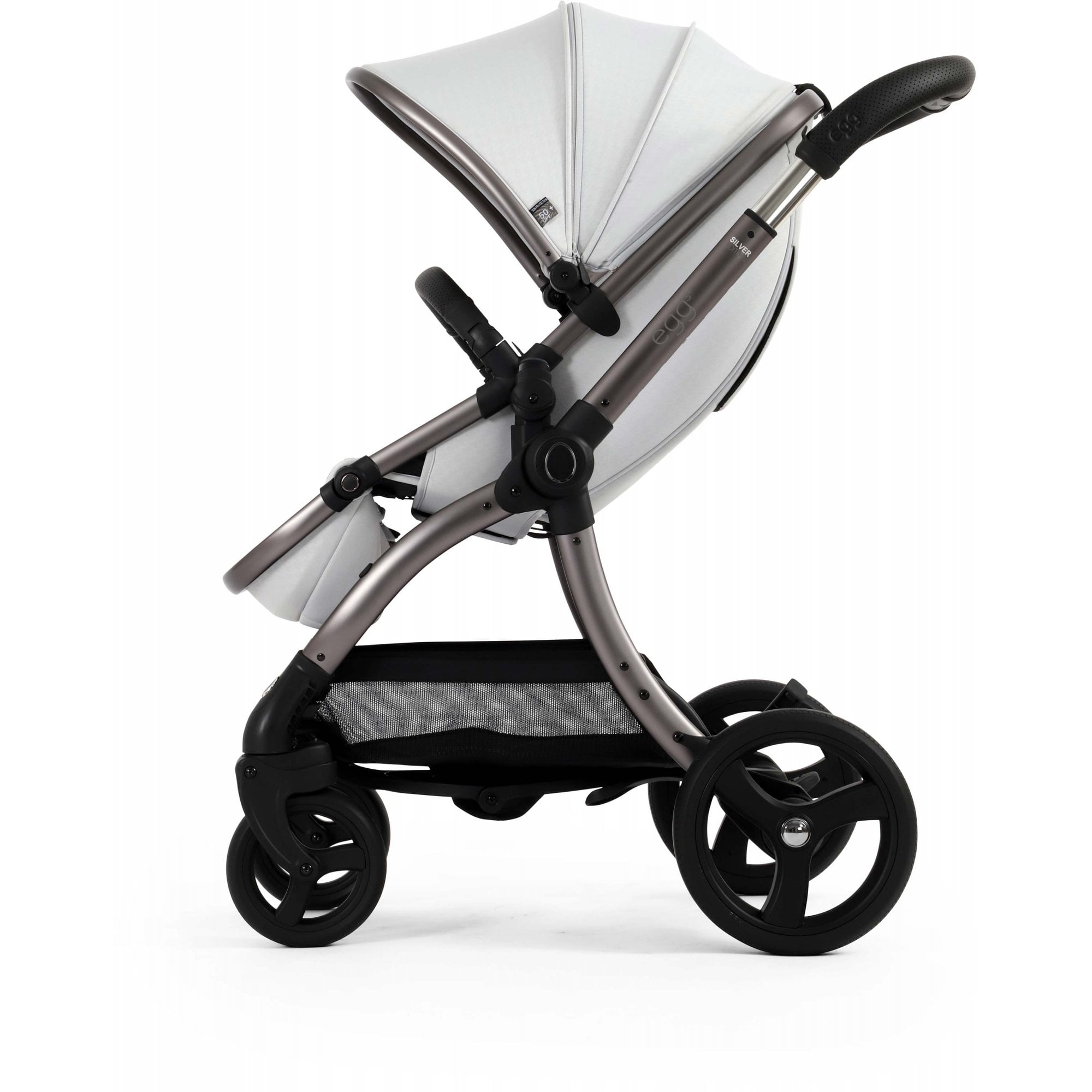 egg3® Stroller Houndstooth Silver