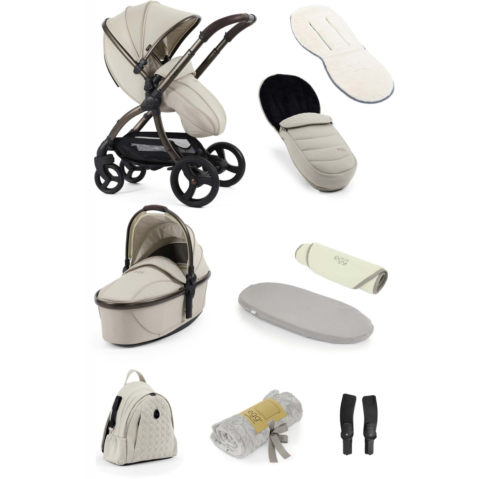 egg3® Snuggle Bundle 9 Piece Cashmere