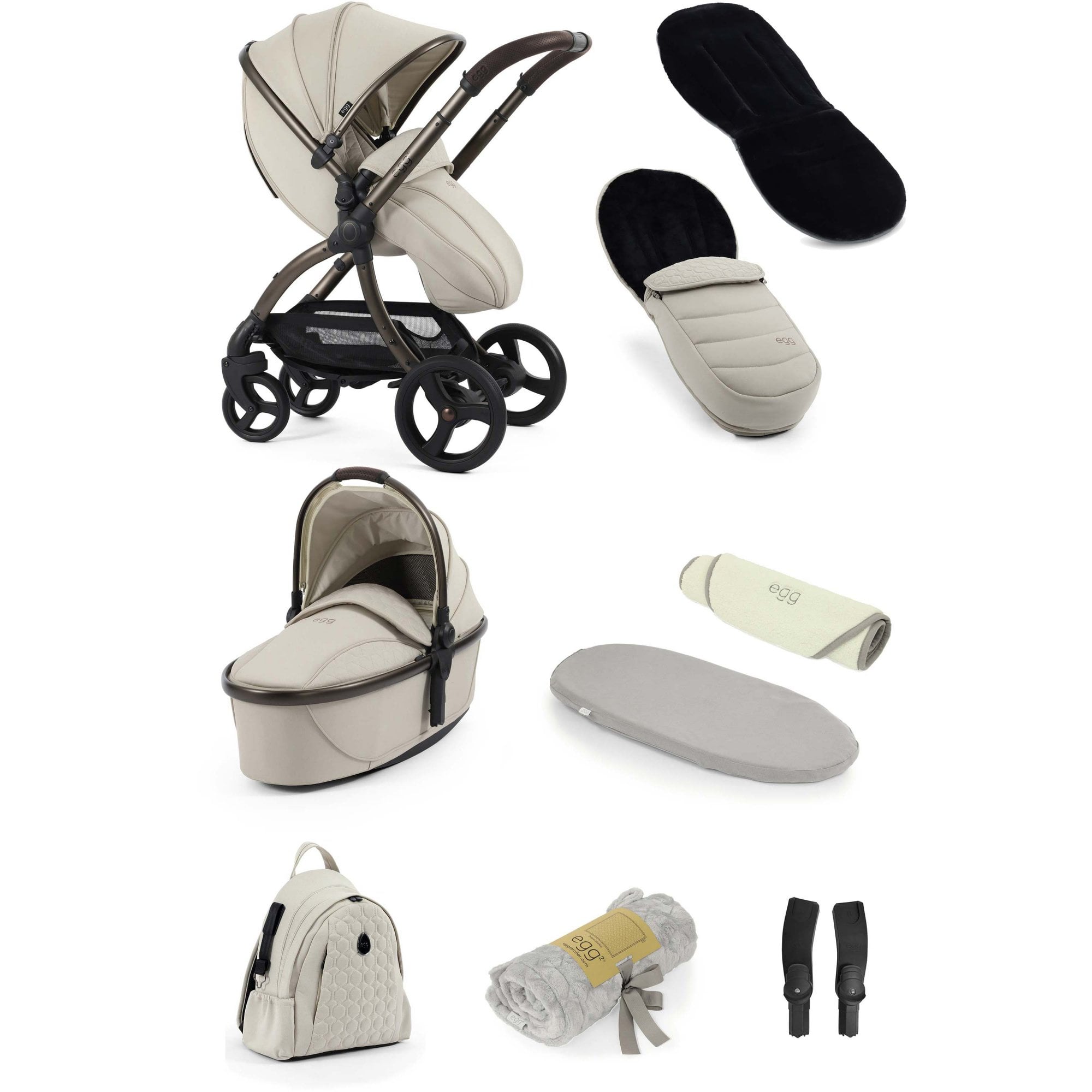 egg3® Snuggle Bundle 9 Piece Cashmere