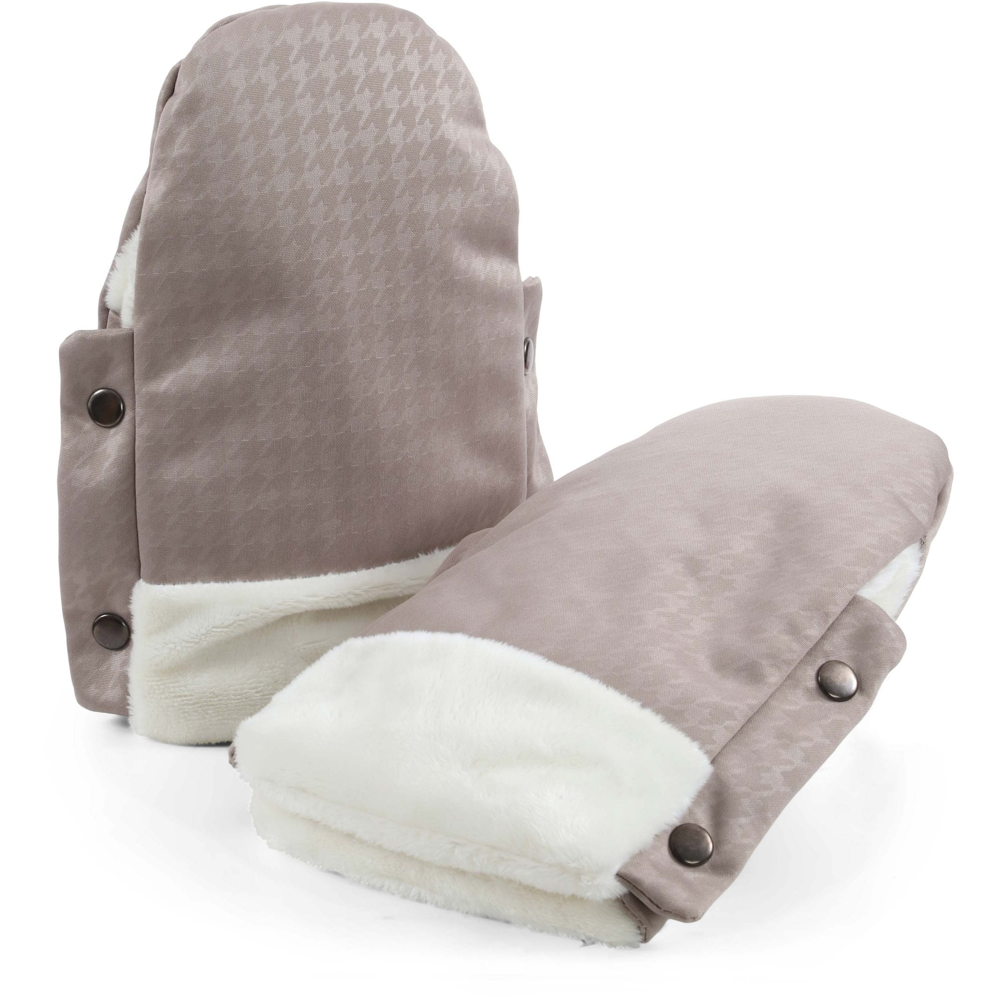 egg3® Handmuffs Houndstooth Almond