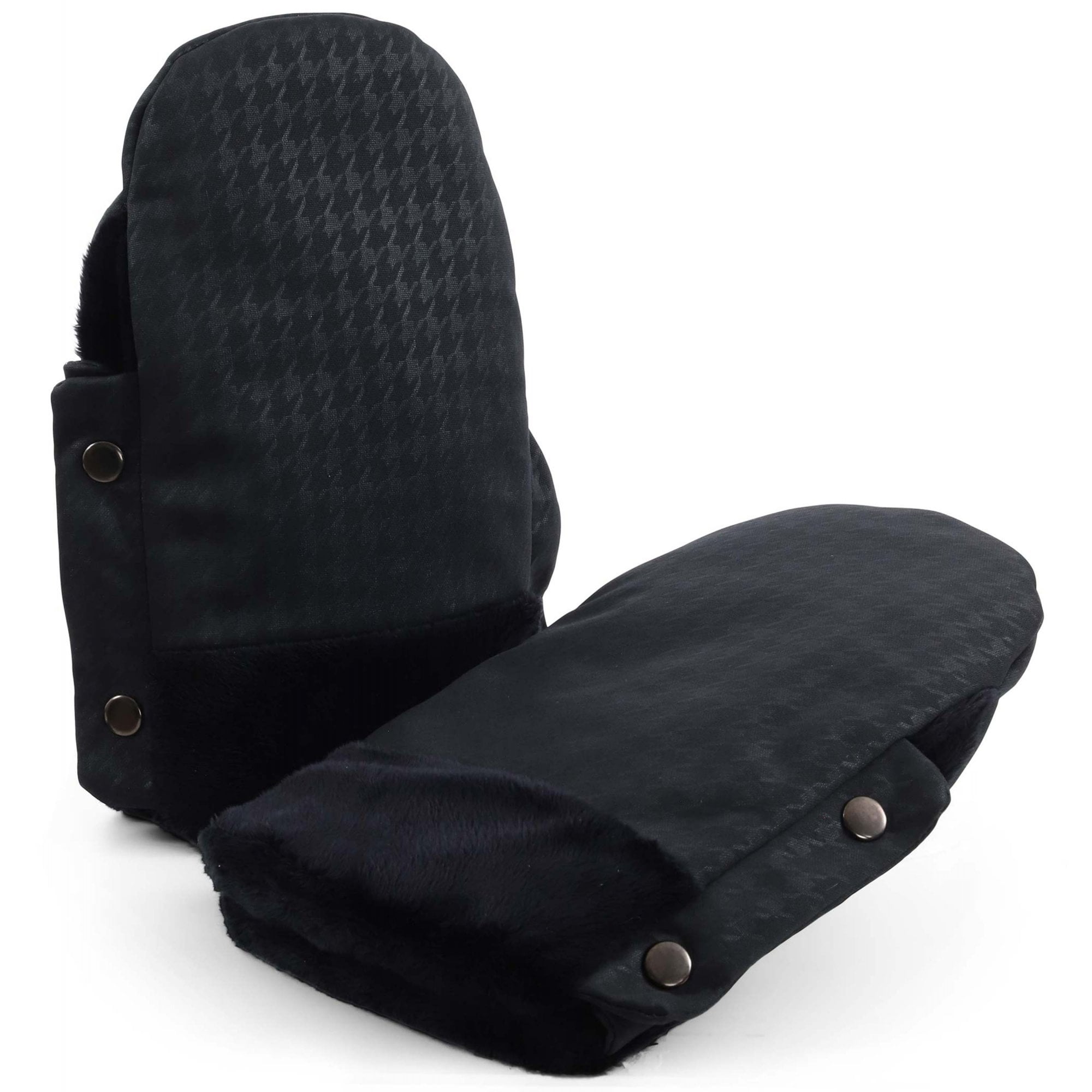 egg3® Handmuffs Houndstooth Black
