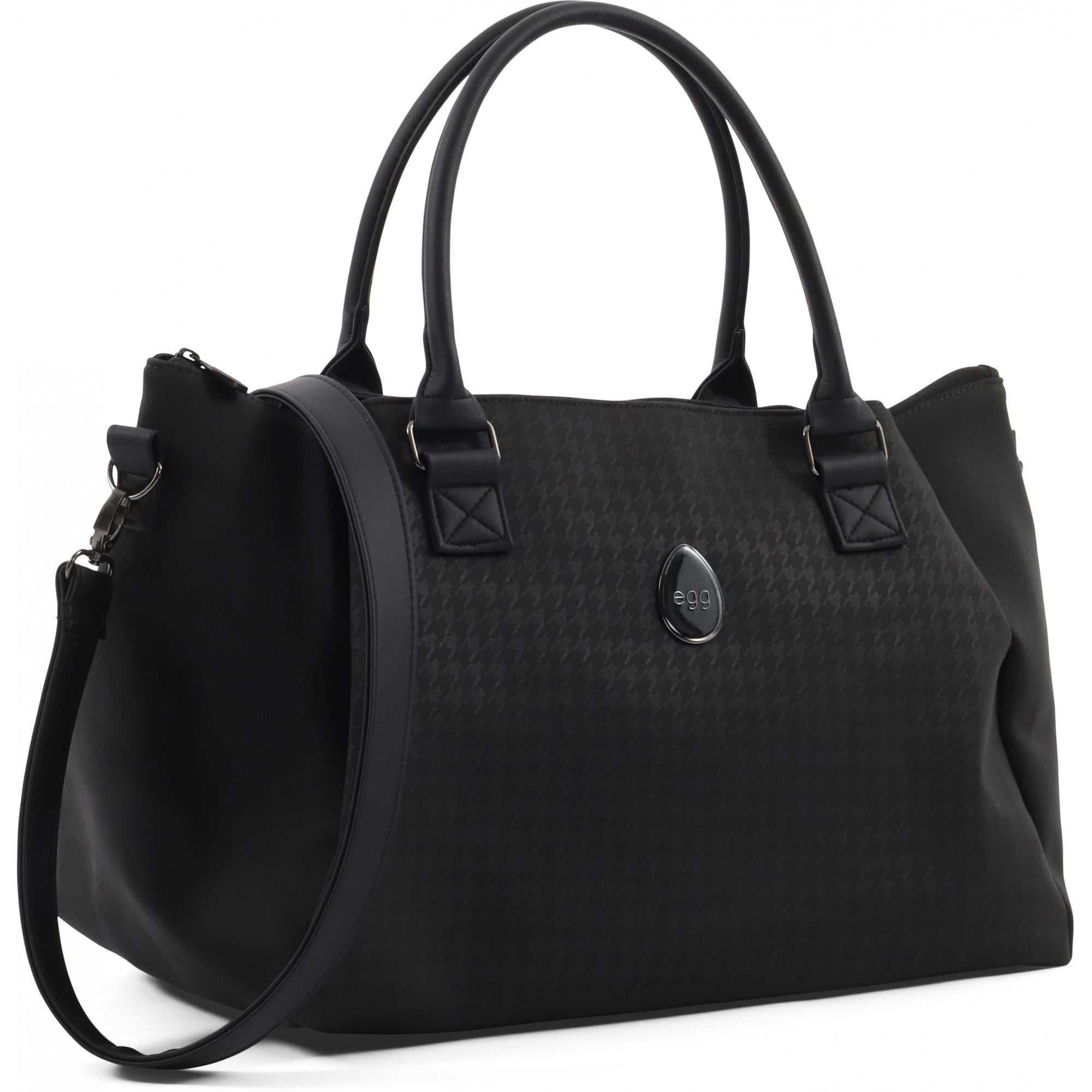 egg3® Overnight Bag Houndstooth Black