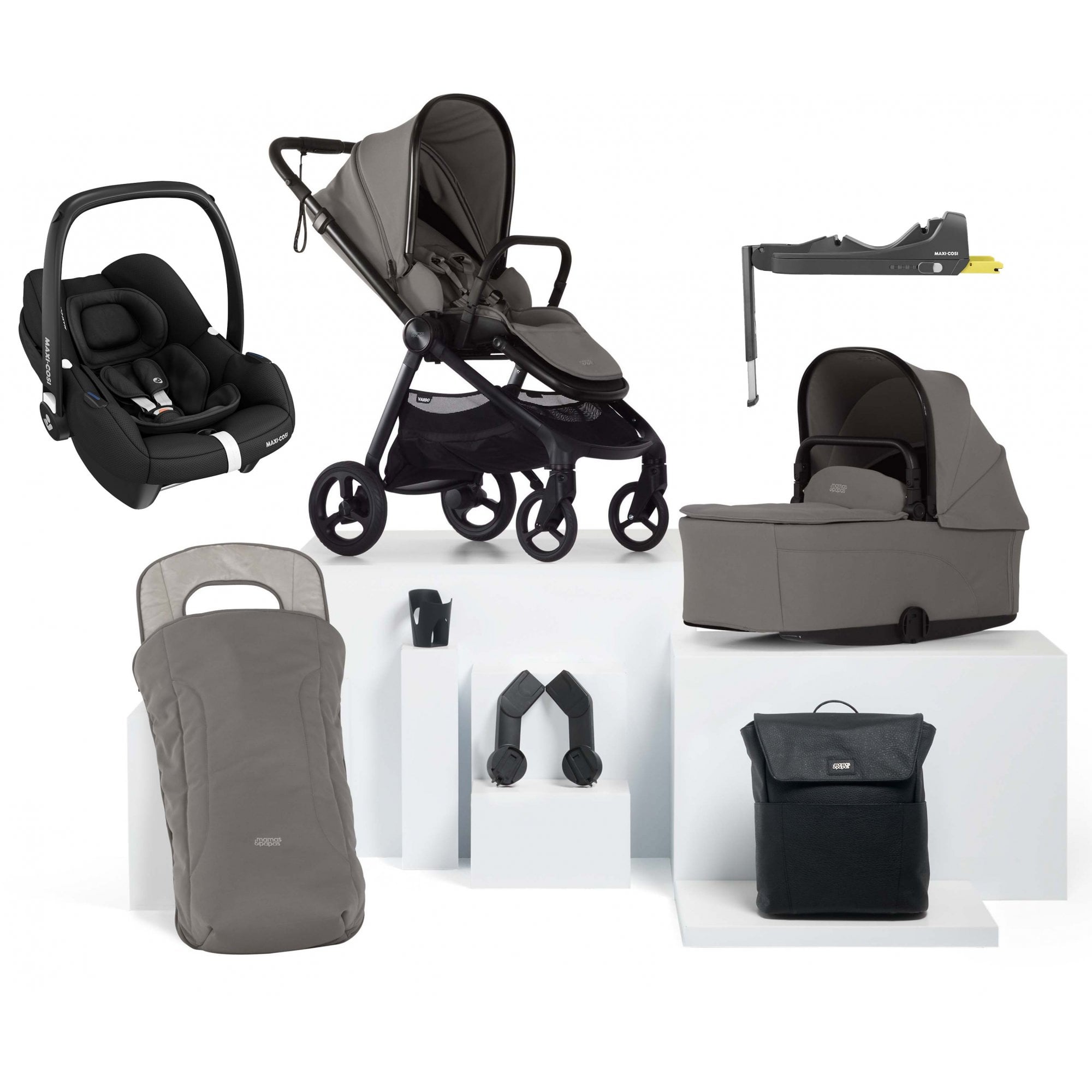 Mamas & Papas Vardo Essential Kit Storm + Cabriofix & Base