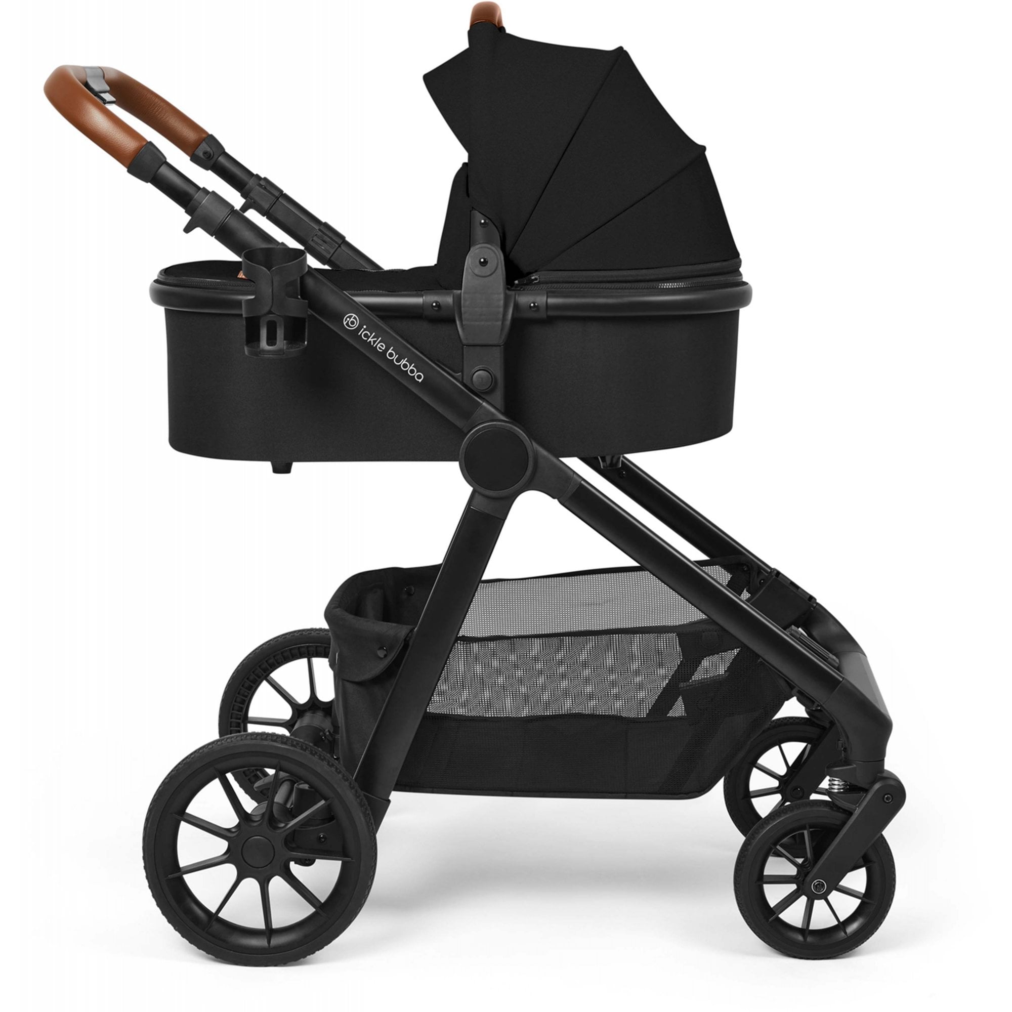 Ickle Bubba Virgo Growing Family 11 Piece Pram Bundle Black