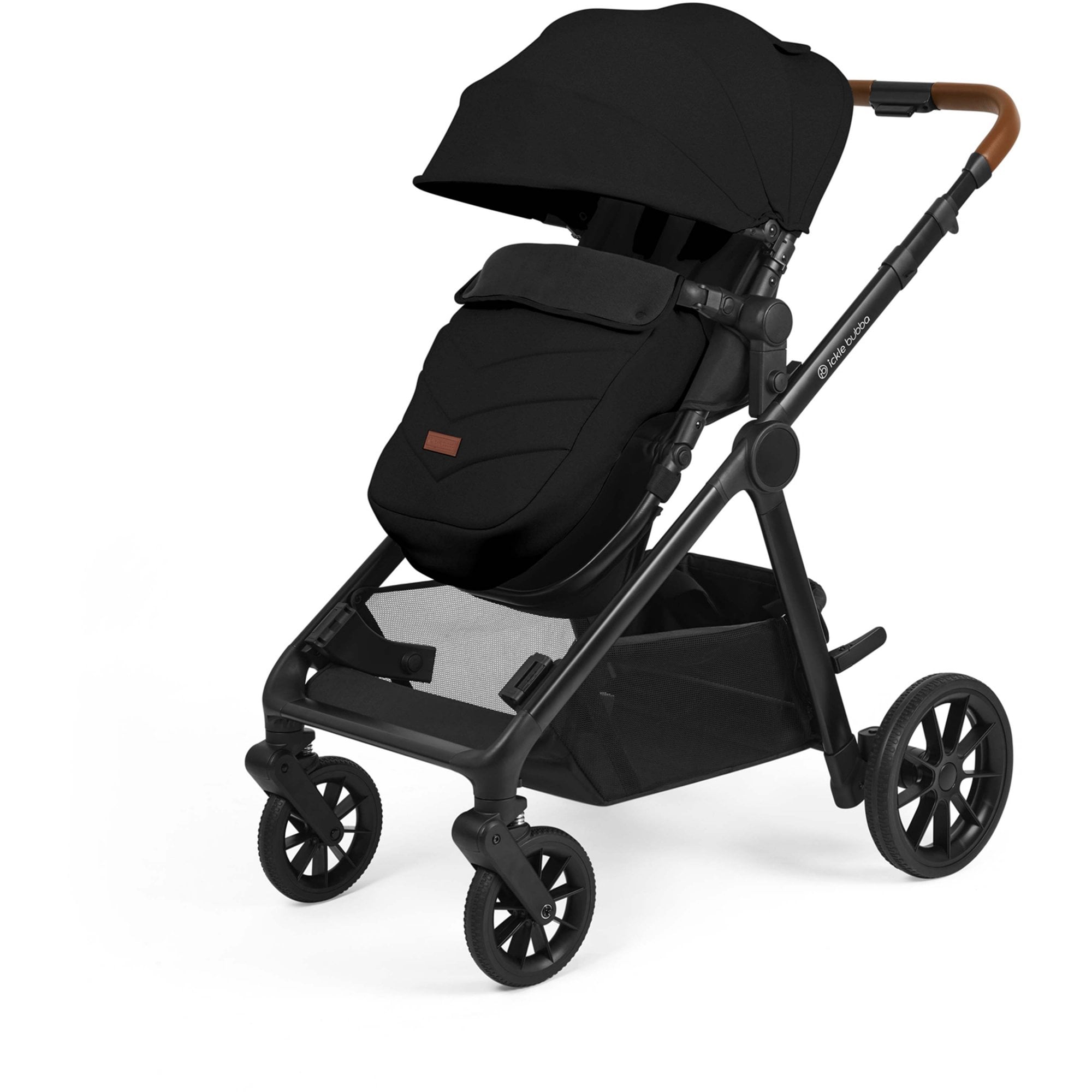 Ickle Bubba Virgo Growing Family 11 Piece Pram Bundle Black