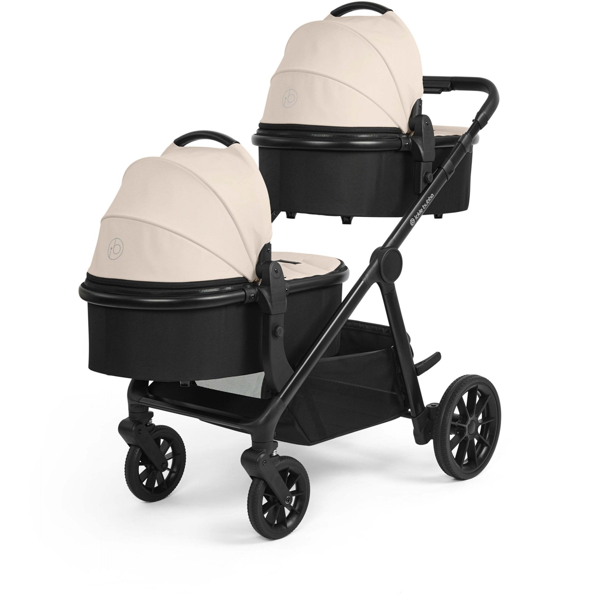 Ickle Bubba Virgo Twin 12 Piece Pram Bundle Stone
