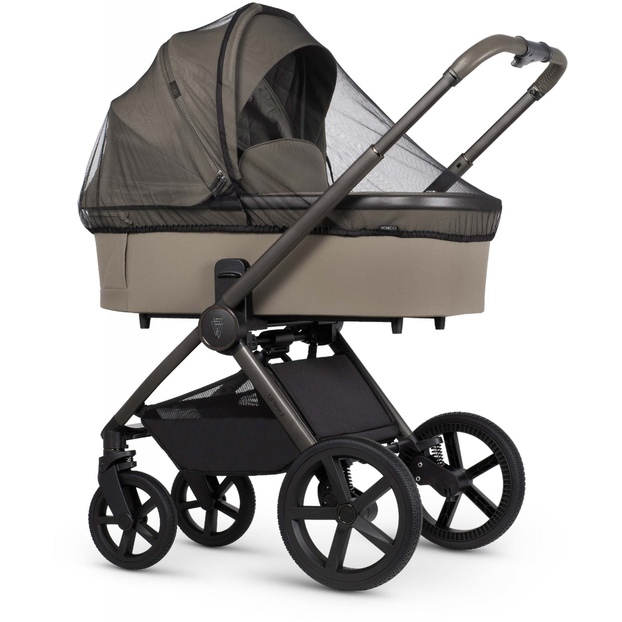 Venicci Upline 2 SE Powder 3in1 Travel System + Tiago Beige