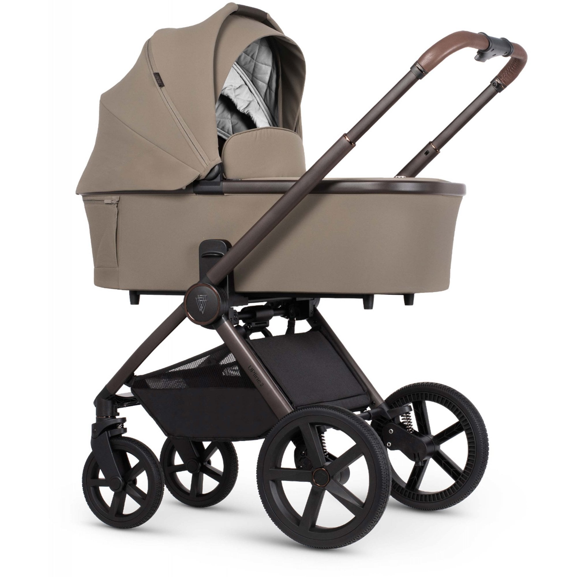 Venicci Upline 2 SE Powder 3in1 Travel System + Tiago Beige & Base