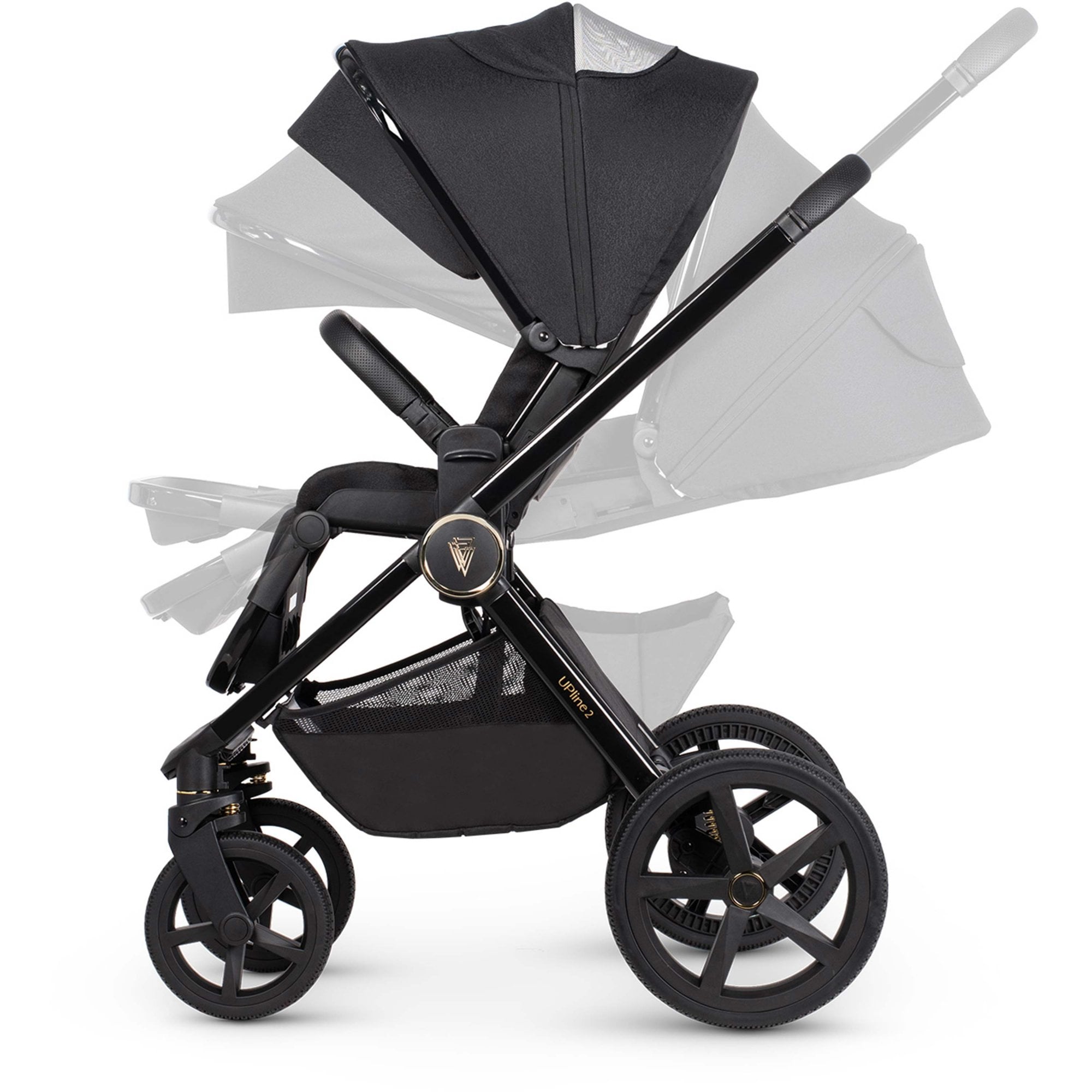 Venicci Upline 2 All Black 3in1 Travel System