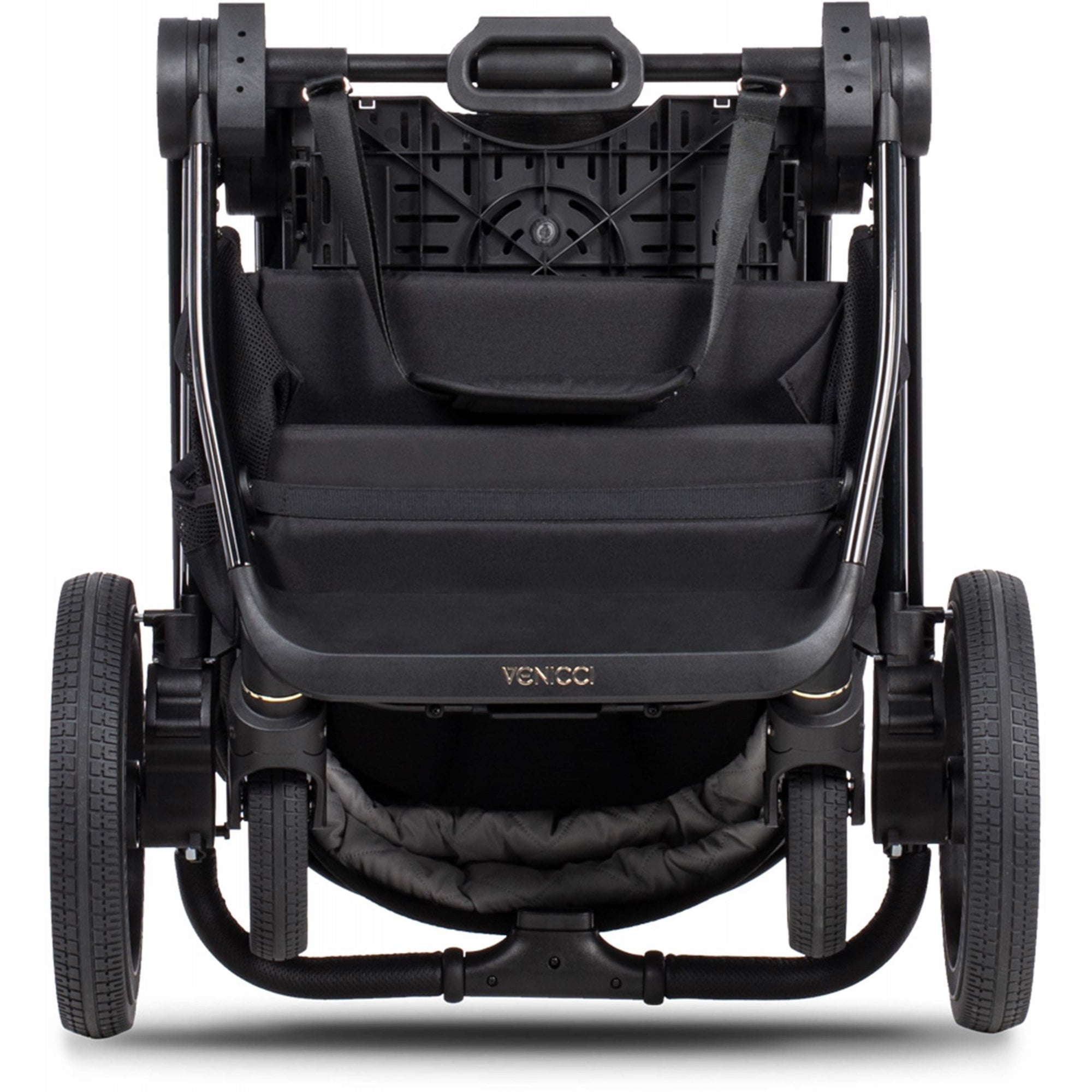 Venicci Upline 2 All Black 3in1 Travel System + Tiago Beige