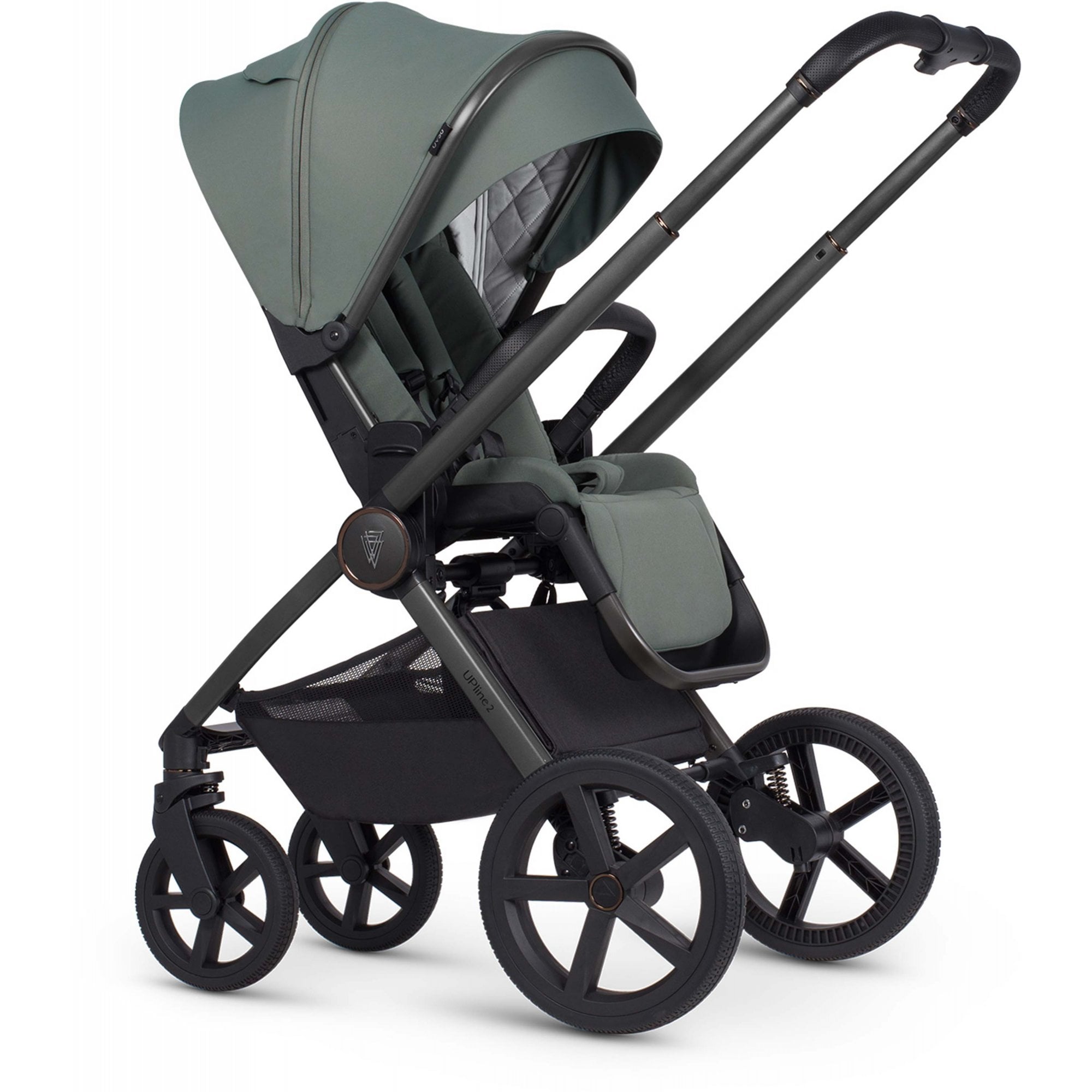 Venicci Upline 2 Aloe 3in1 Travel System + Tiago Beige