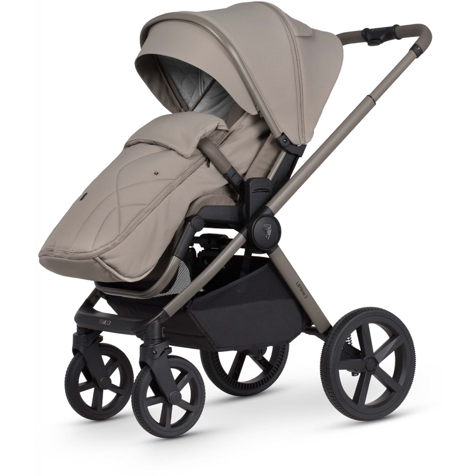Venicci Upline 2 Taupe 3in1 Travel System + Tiago Beige