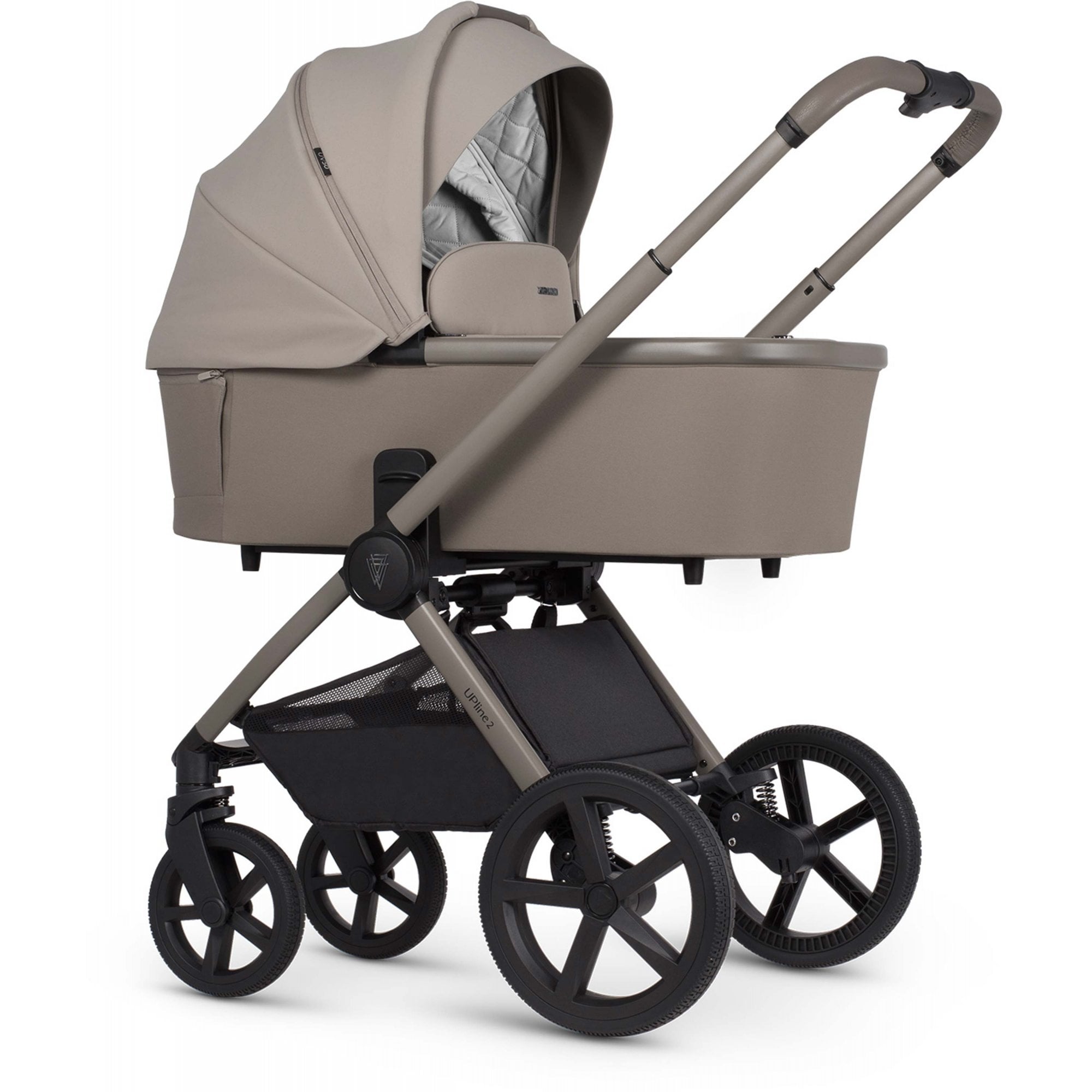 Venicci Upline 2 Taupe 3in1 Travel System + Tiago Beige & Base
