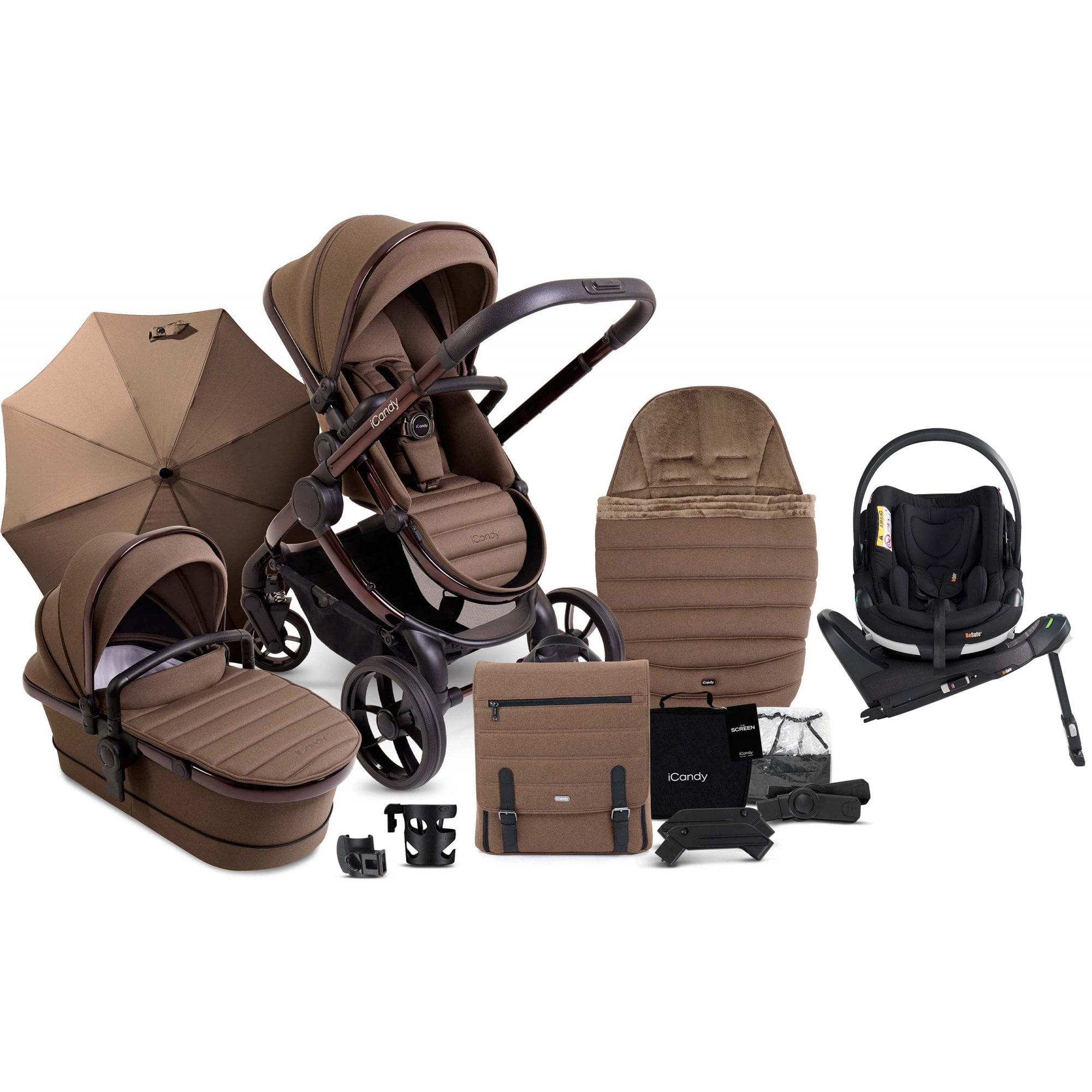 iCandy Peach 7 Complete Editions Bundle Coco + BeSafe Go Beyond & Base