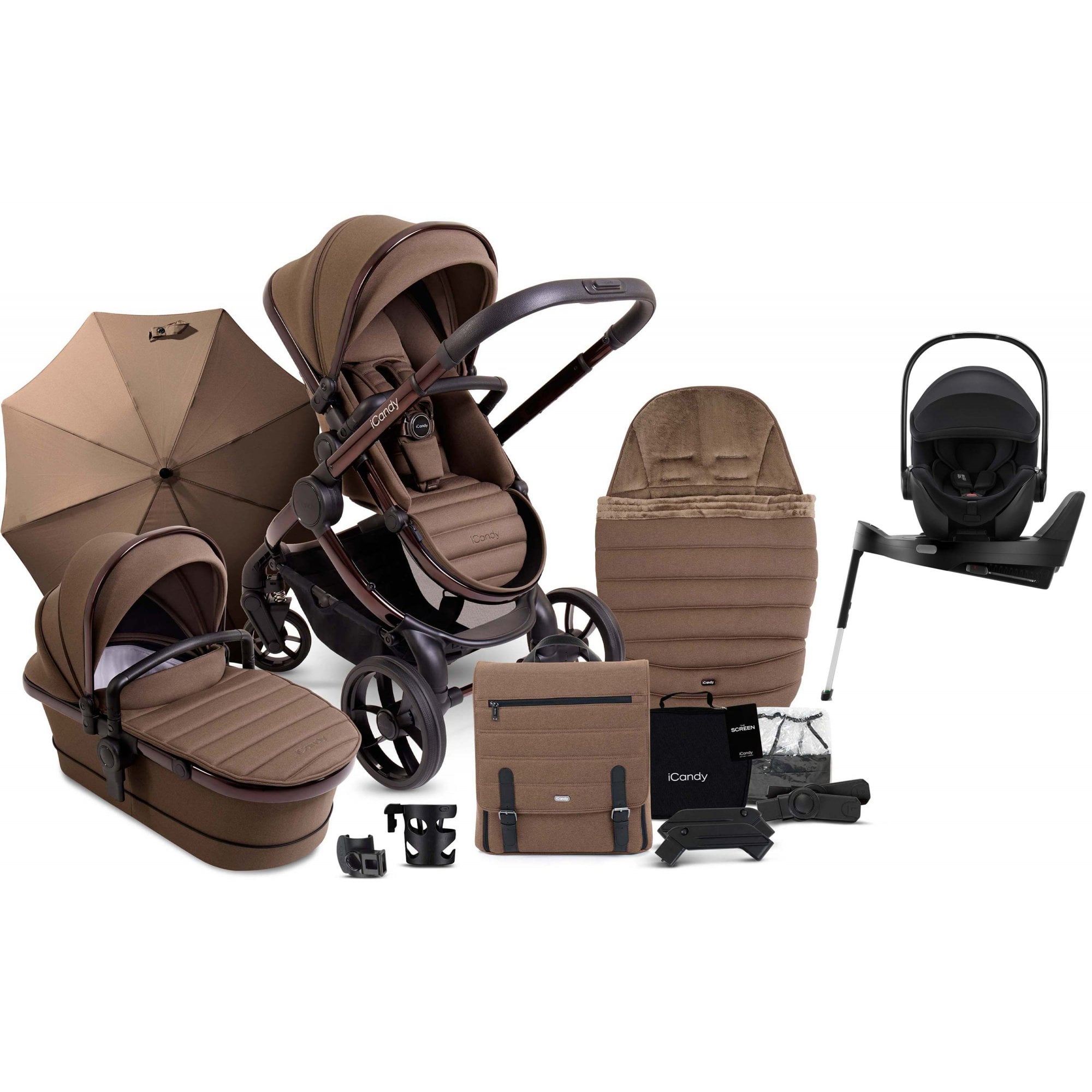 iCandy Peach 7 Complete Editions Bundle Coco + Britax Baby Safe Pro & Base