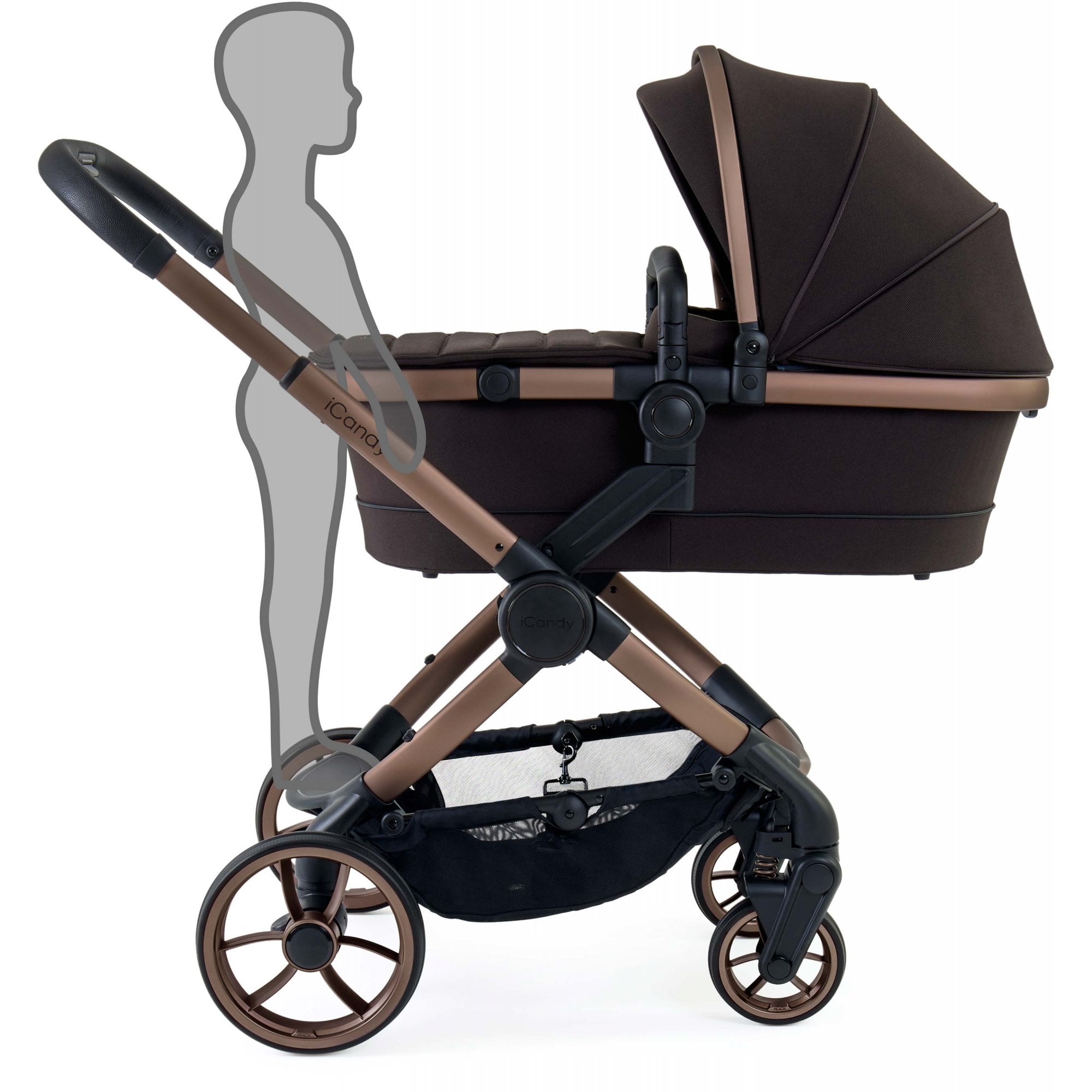 iCandy Peach 7 Editions Complete Bundle Pecan + Cabriofix & Base