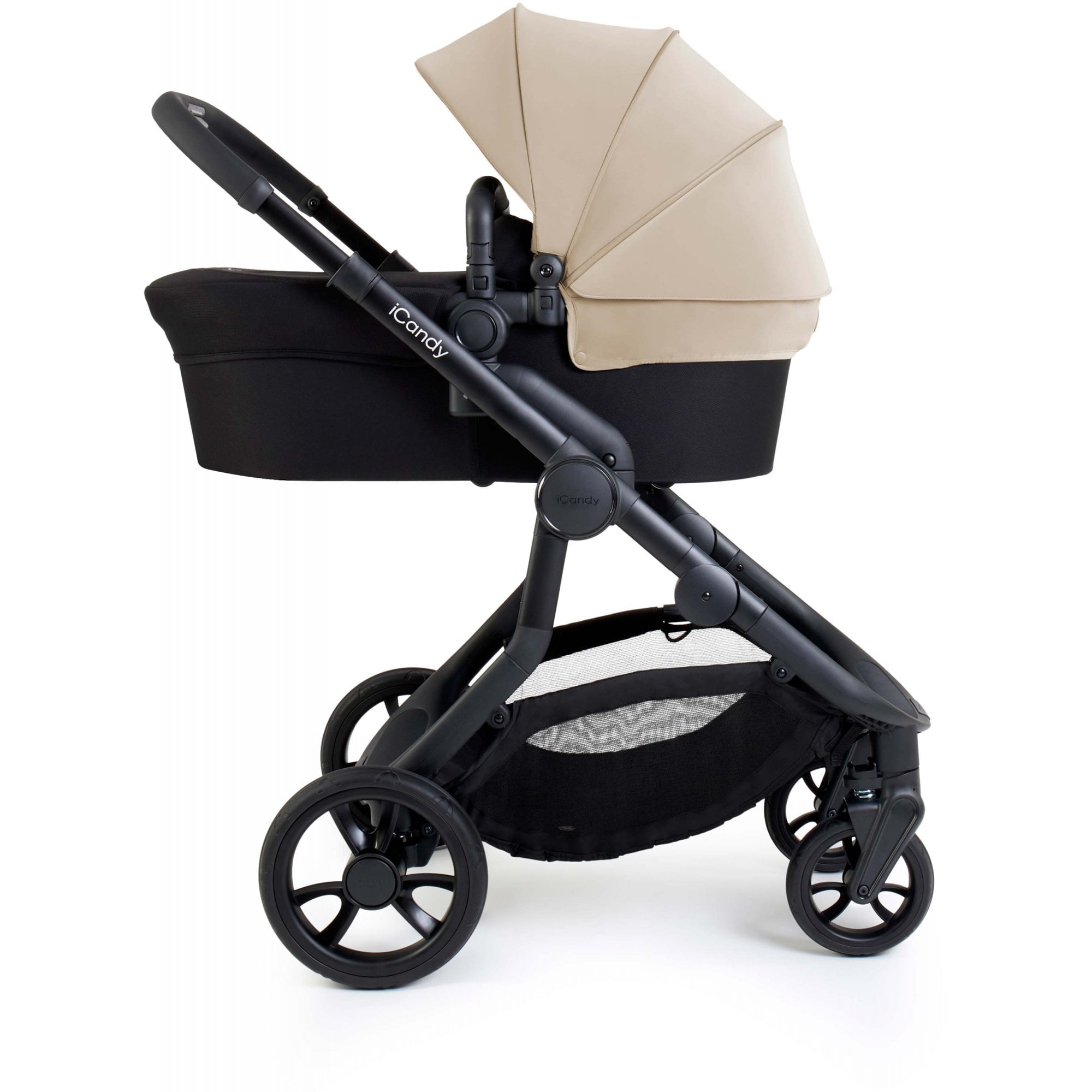 iCandy Orange 4 Pushchair Bundle Latte + Cabriofix & Base