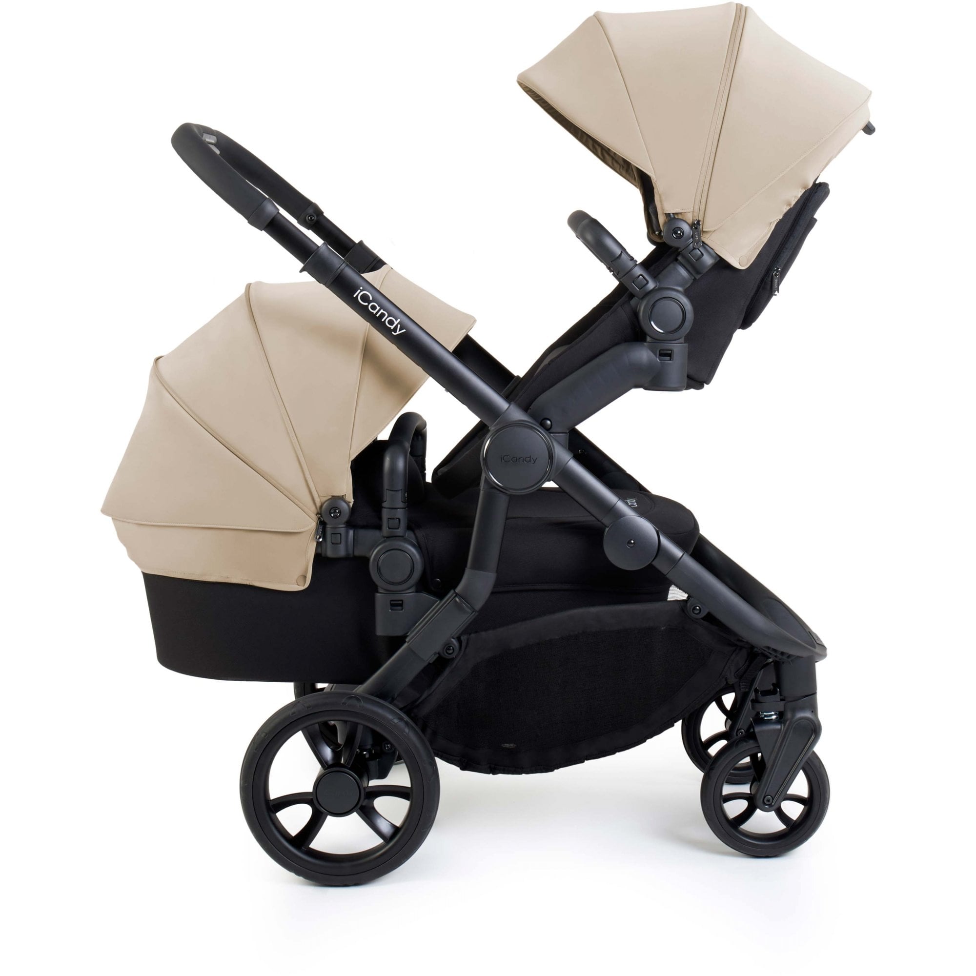 iCandy Orange 4 Pushchair Bundle Latte + Go Beyond & Base