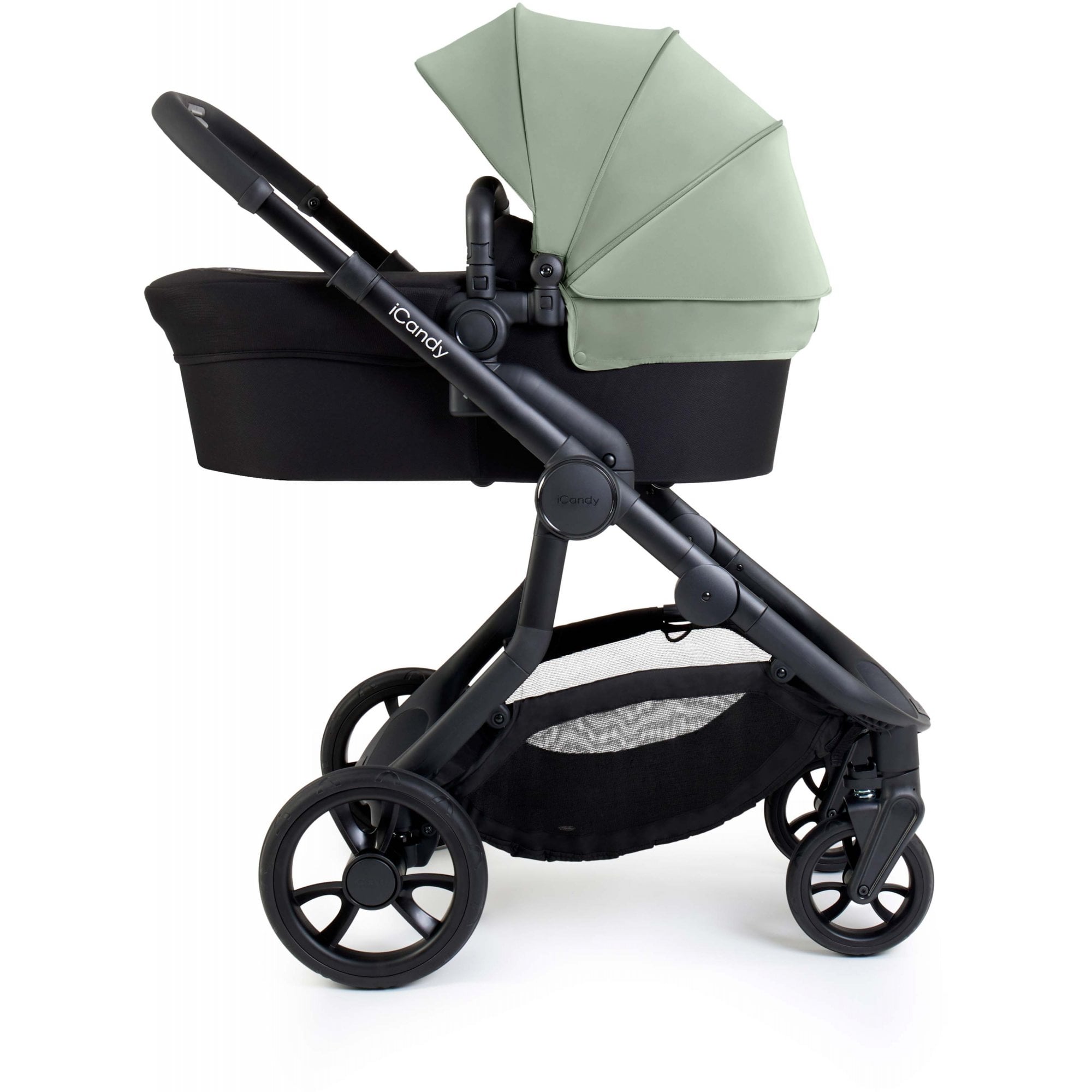 iCandy Orange 4 Pushchair Bundle Pistachio + Go Beyond & Base