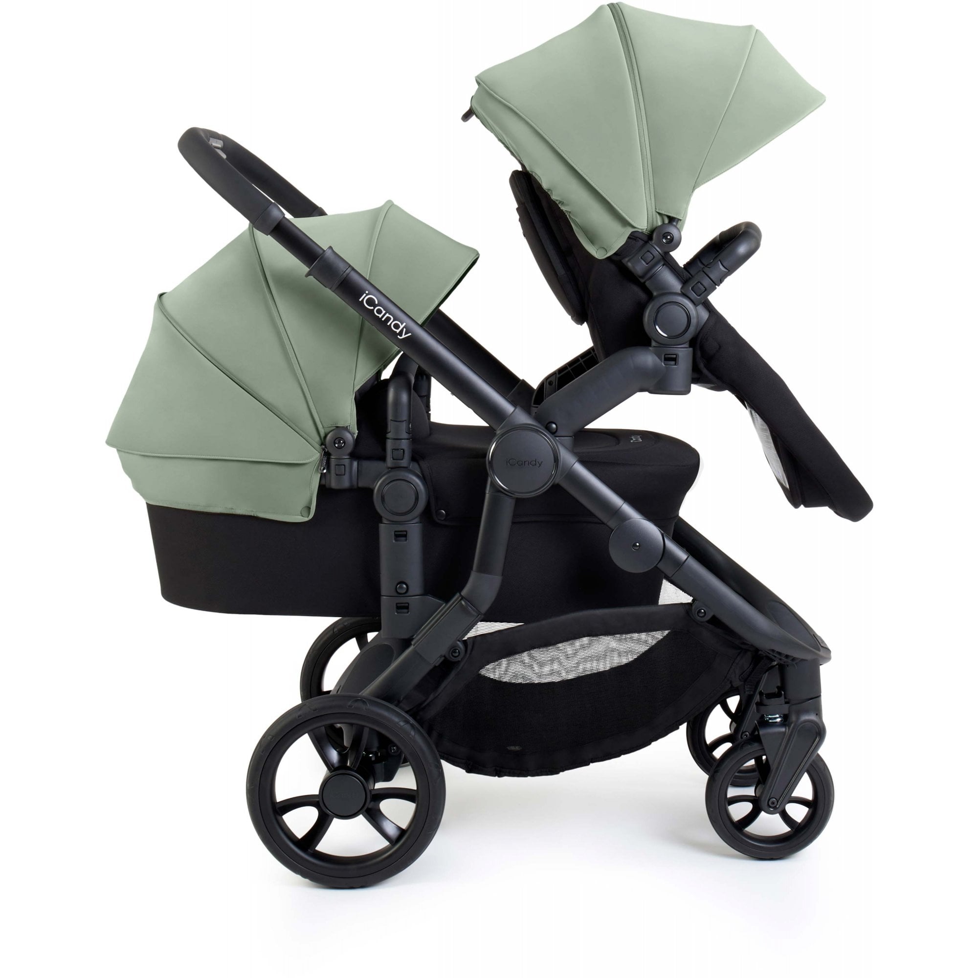 iCandy Orange 4 Pushchair Bundle Pistachio + Go Beyond & Base