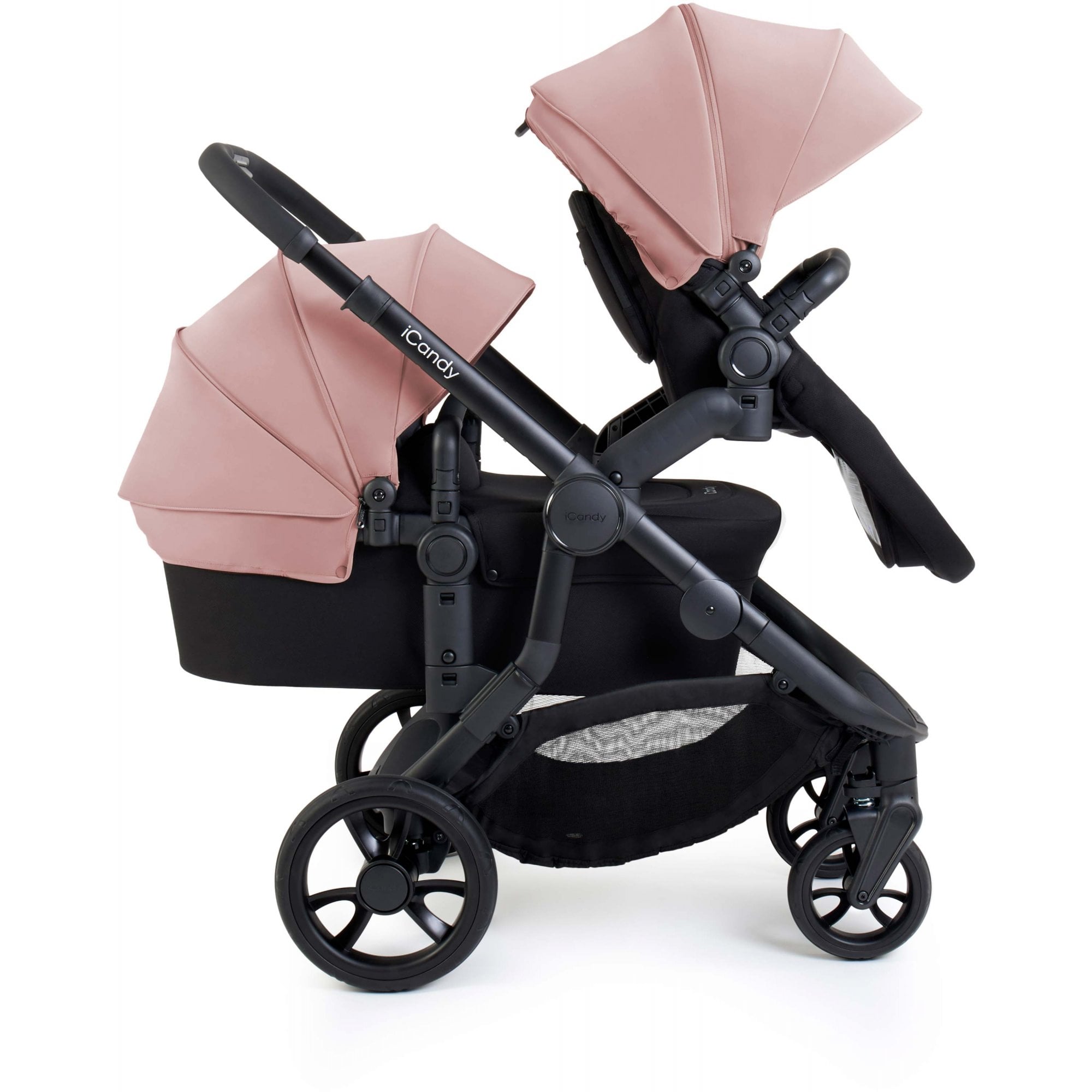 iCandy Orange 4 Pushchair Bundle Rose + Go Beyond & Base