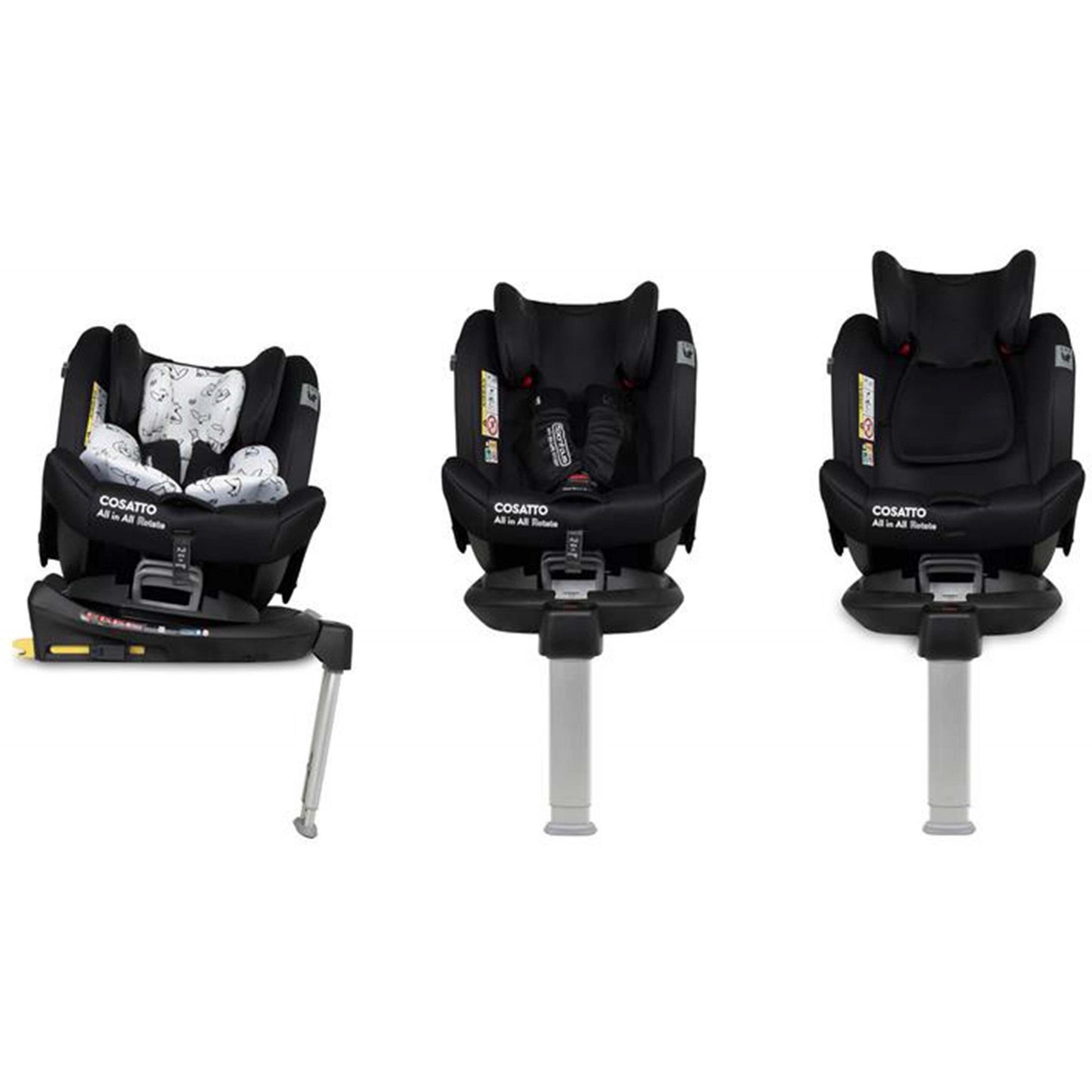 Cosatto All In All 360 Rotate Group 0+1/2/3 Isofix Car Seat Foxed