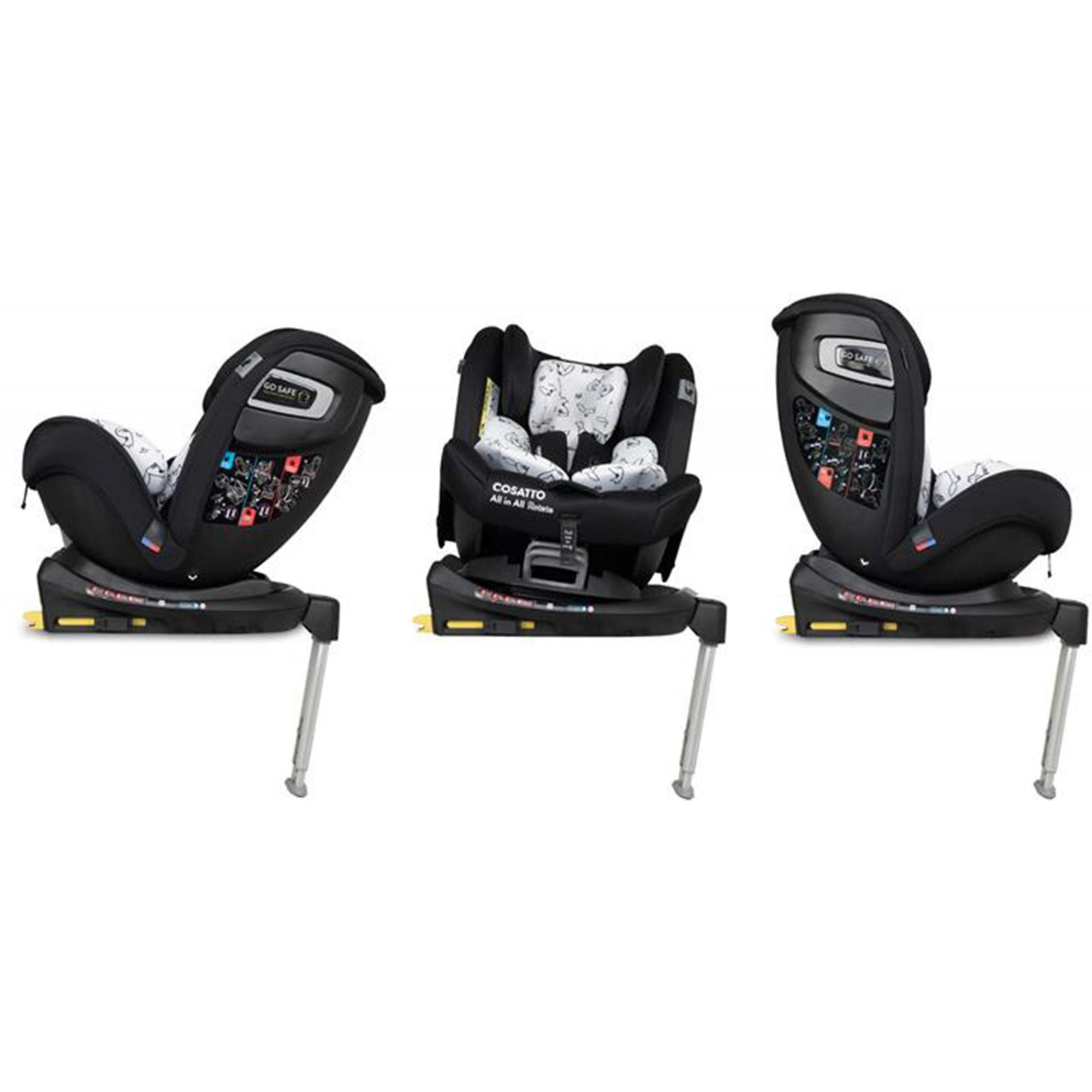 Cosatto All In All 360 Rotate Group 0+1/2/3 Isofix Car Seat Foxed