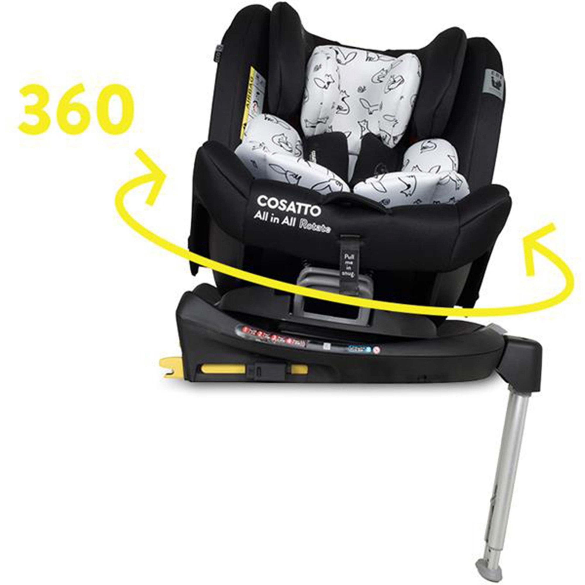 Cosatto All In All 360 Rotate Group 0+1/2/3 Isofix Car Seat Foxed