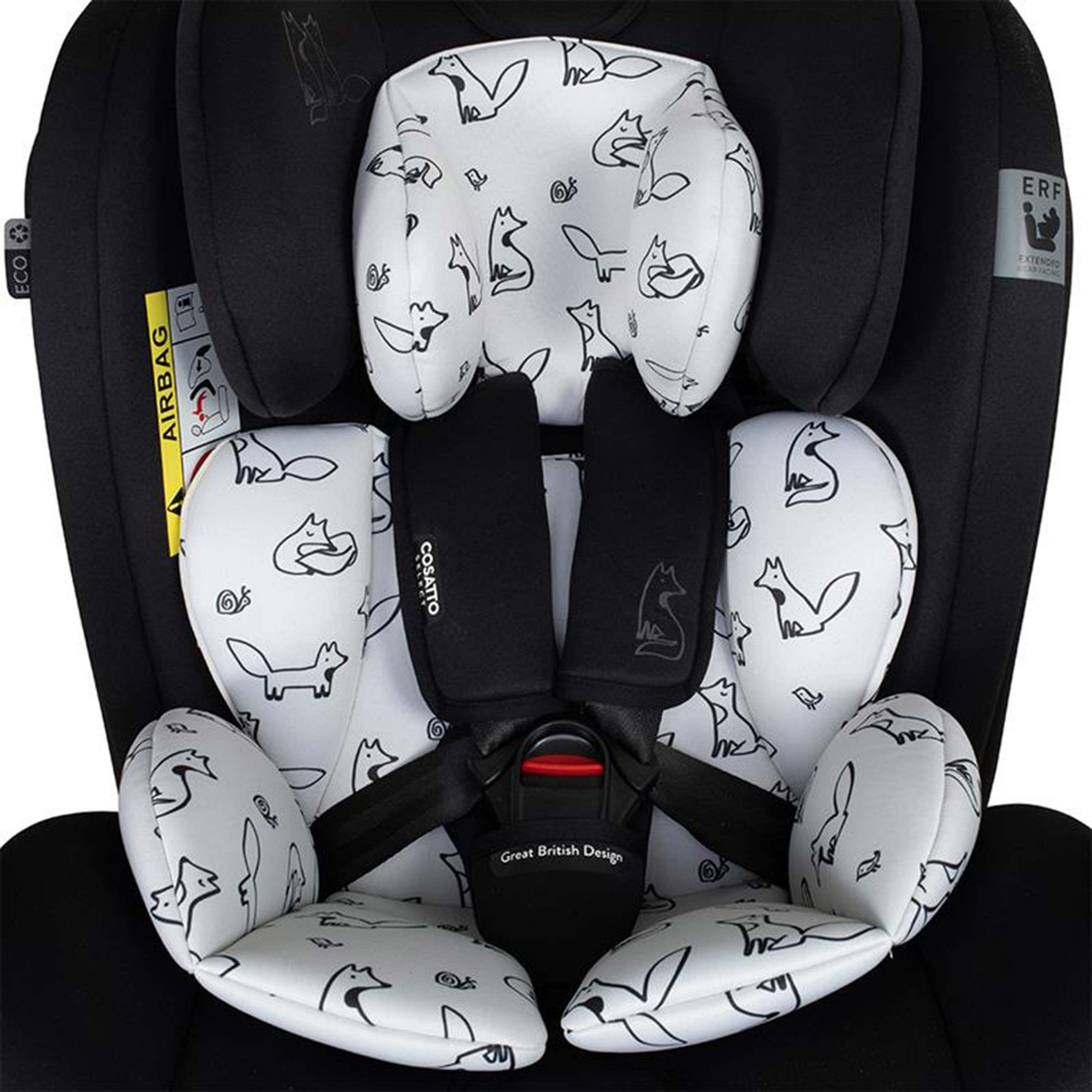 Cosatto All In All 360 Rotate Group 0+1/2/3 Isofix Car Seat Foxed