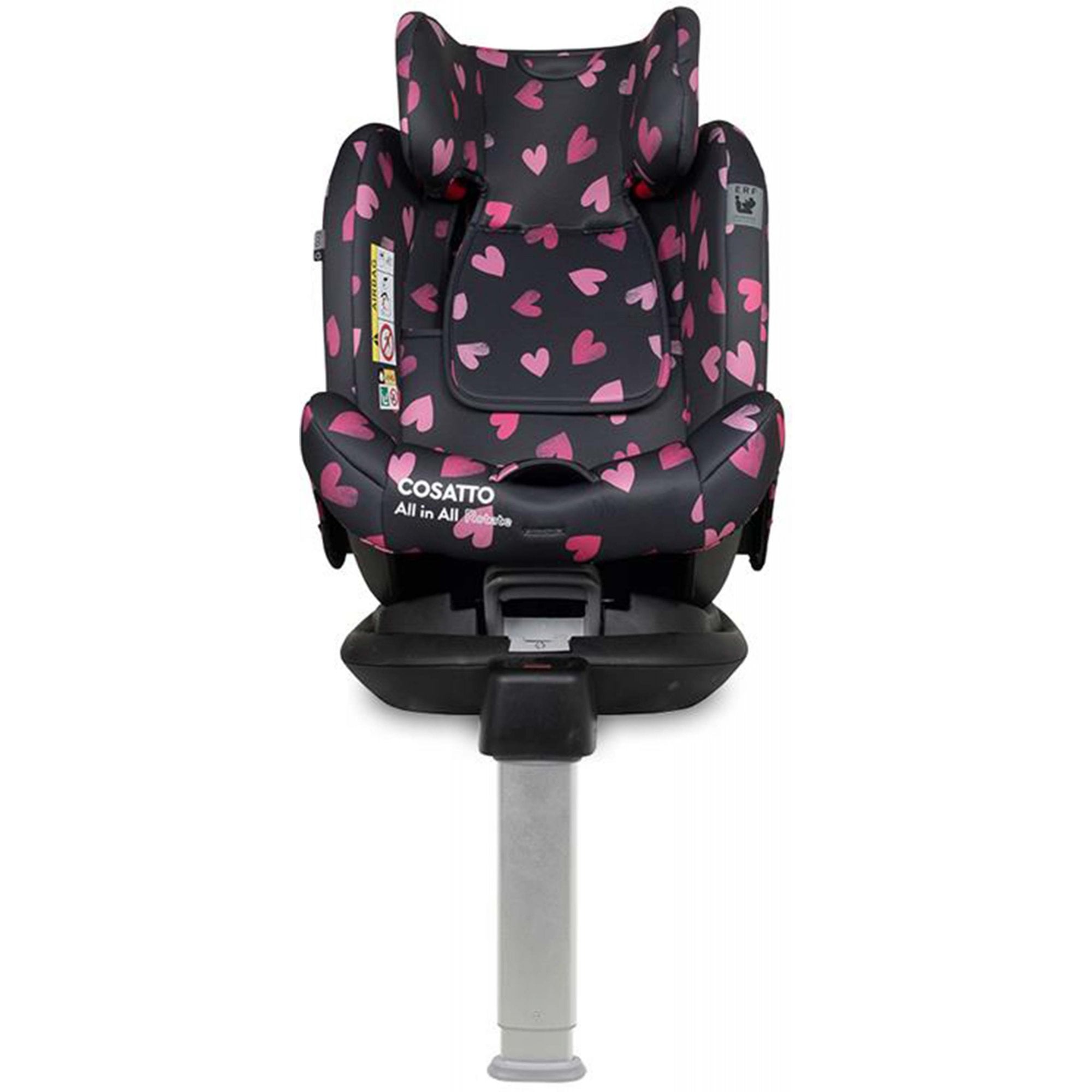 Cosatto All In All 360 Rotate Group 0+1/2/3 Isofix Car Seat Charcoal Lighthearted