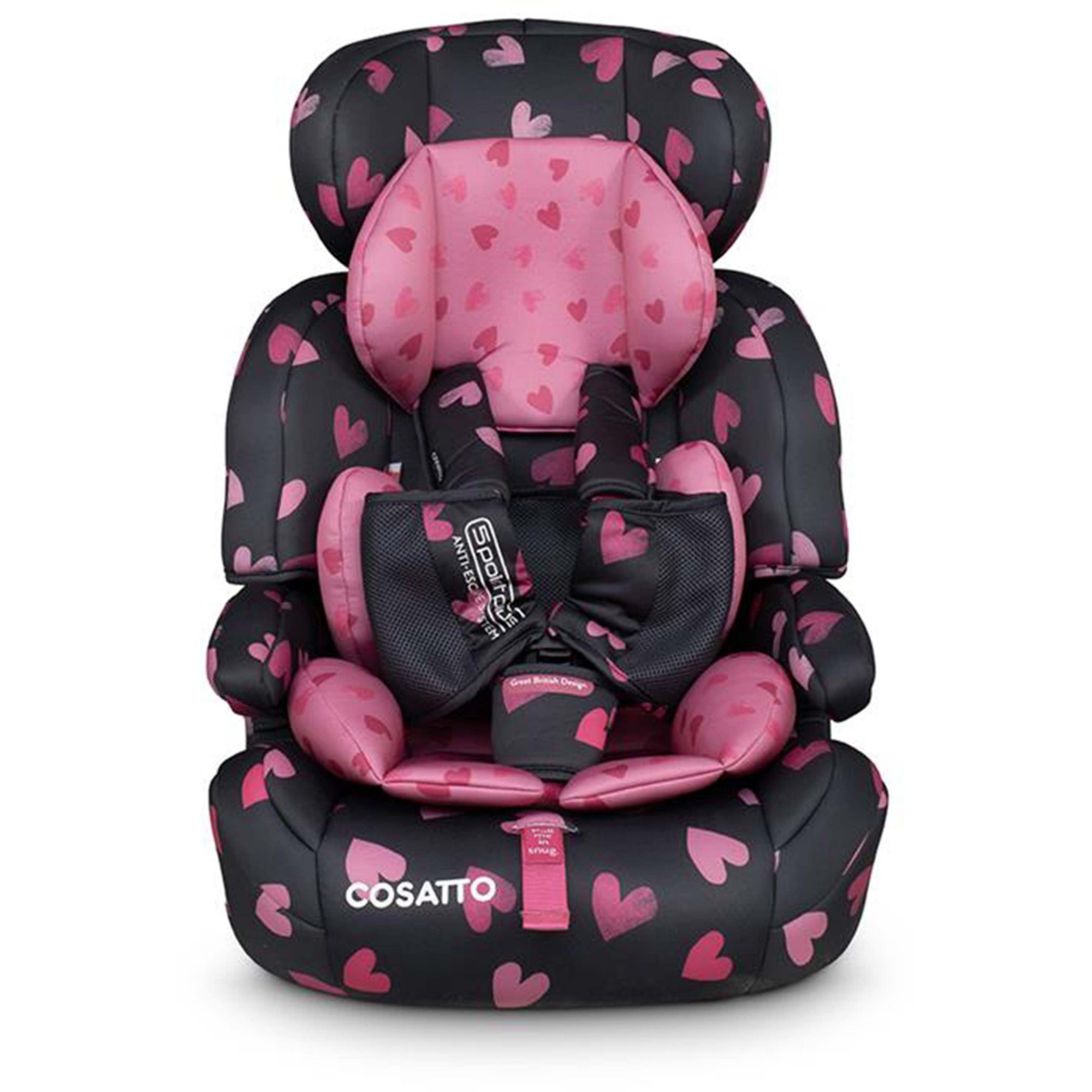 Cosatto Zoomi Group 123 Car Seat Charcoal Lighthearted