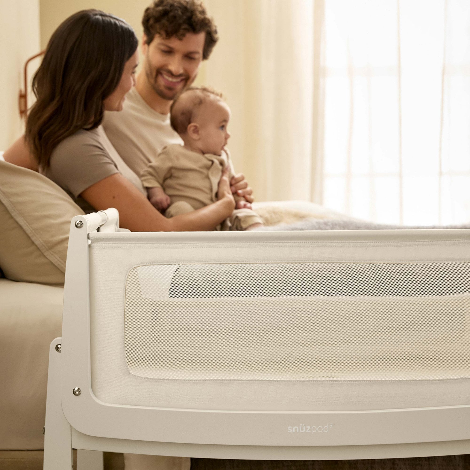Snuz Snuzpod 5 Bedside Crib Cashmere