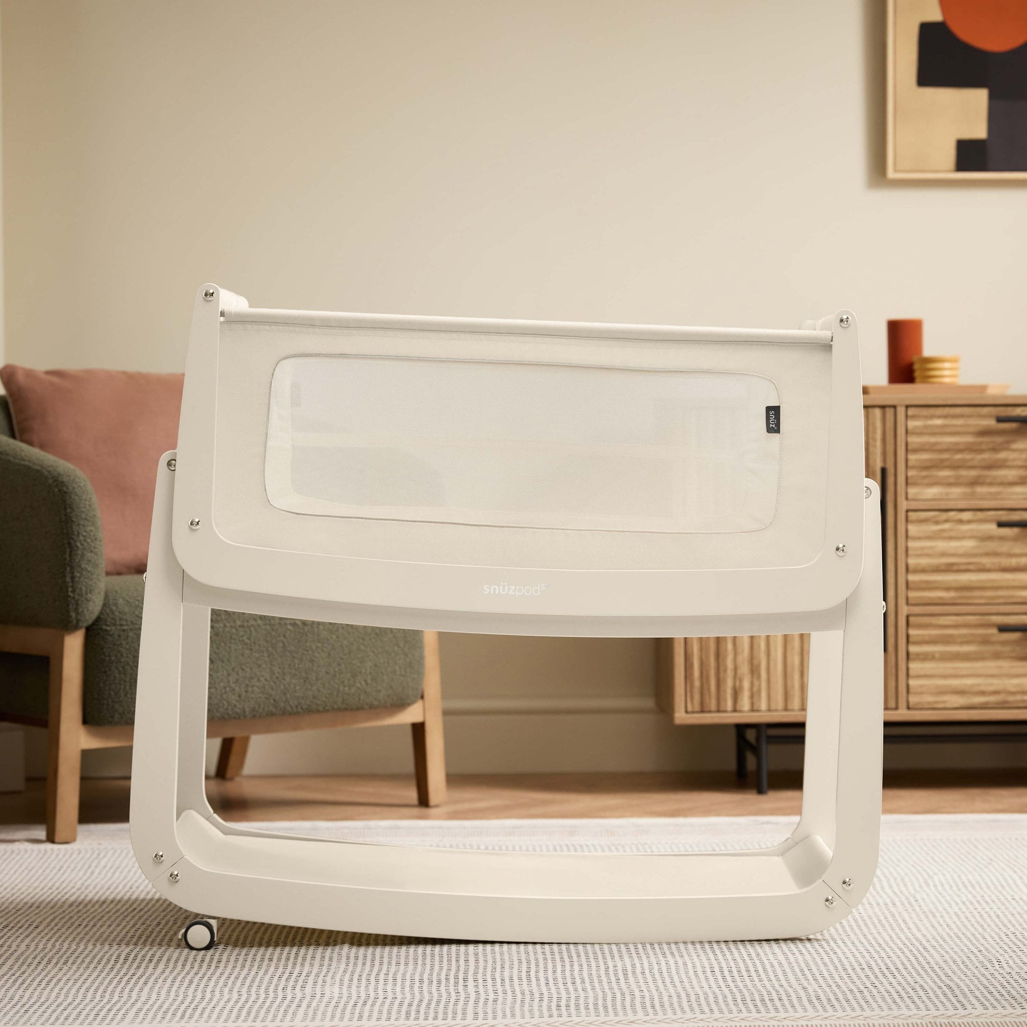 Snuz Snuzpod 5 Bedside Crib Cashmere