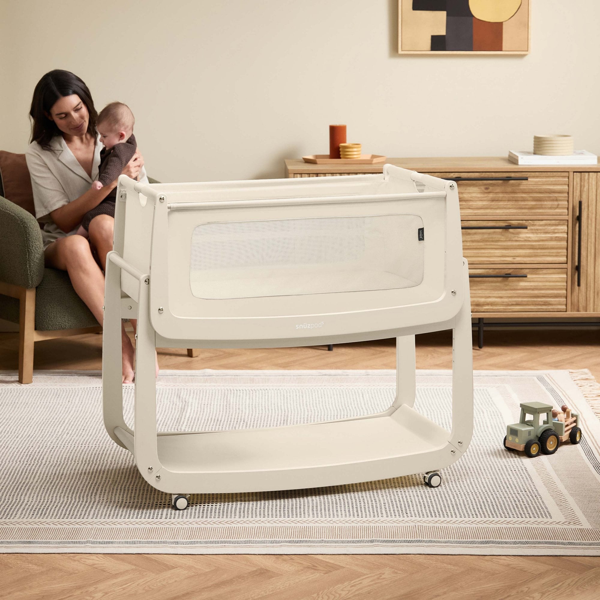 Snuz Snuzpod 5 Bedside Crib Cashmere