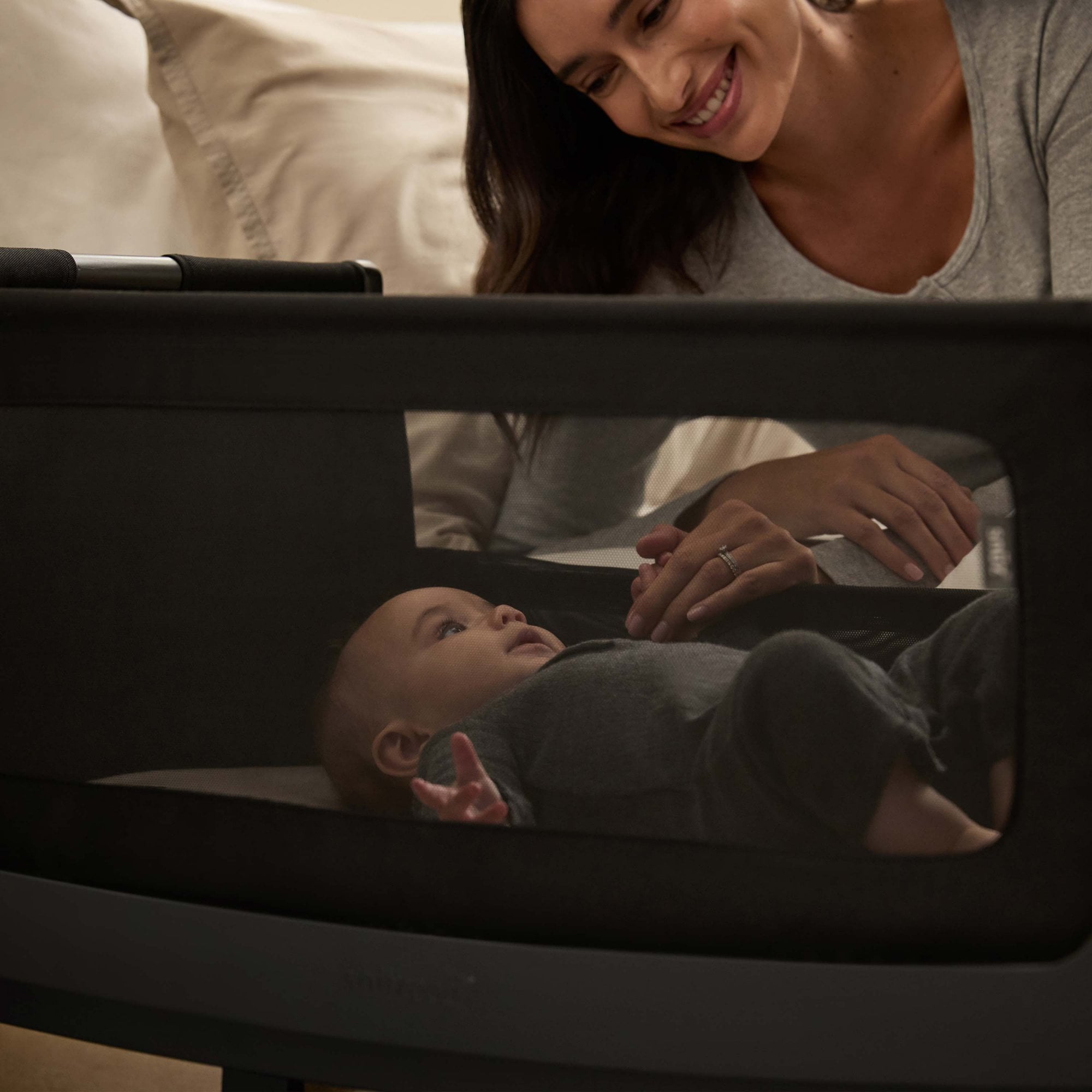 Snuz Snuzpod 5 Bedside Crib Graphite