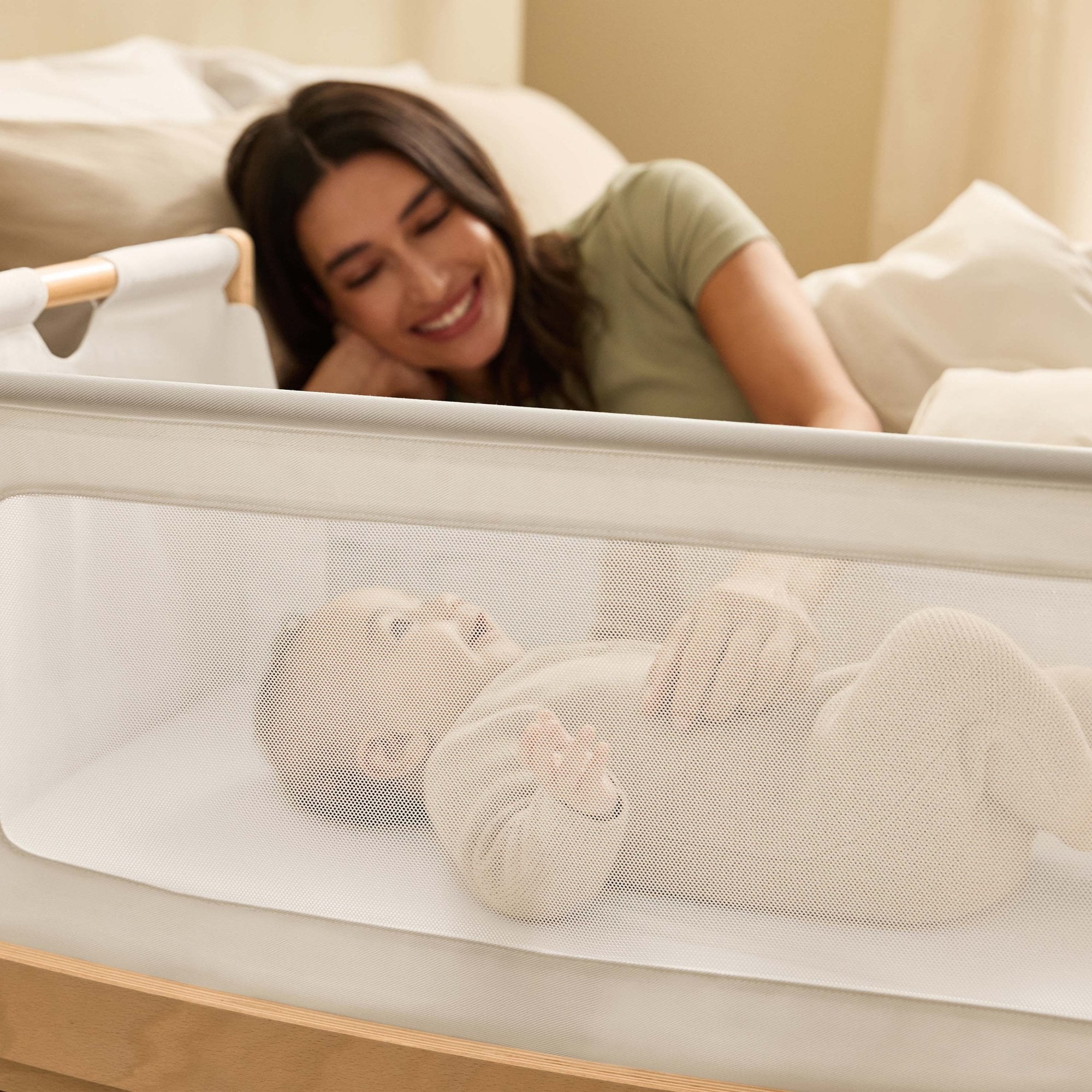 Snuz Snuzpod 5 Bedside Crib Natural