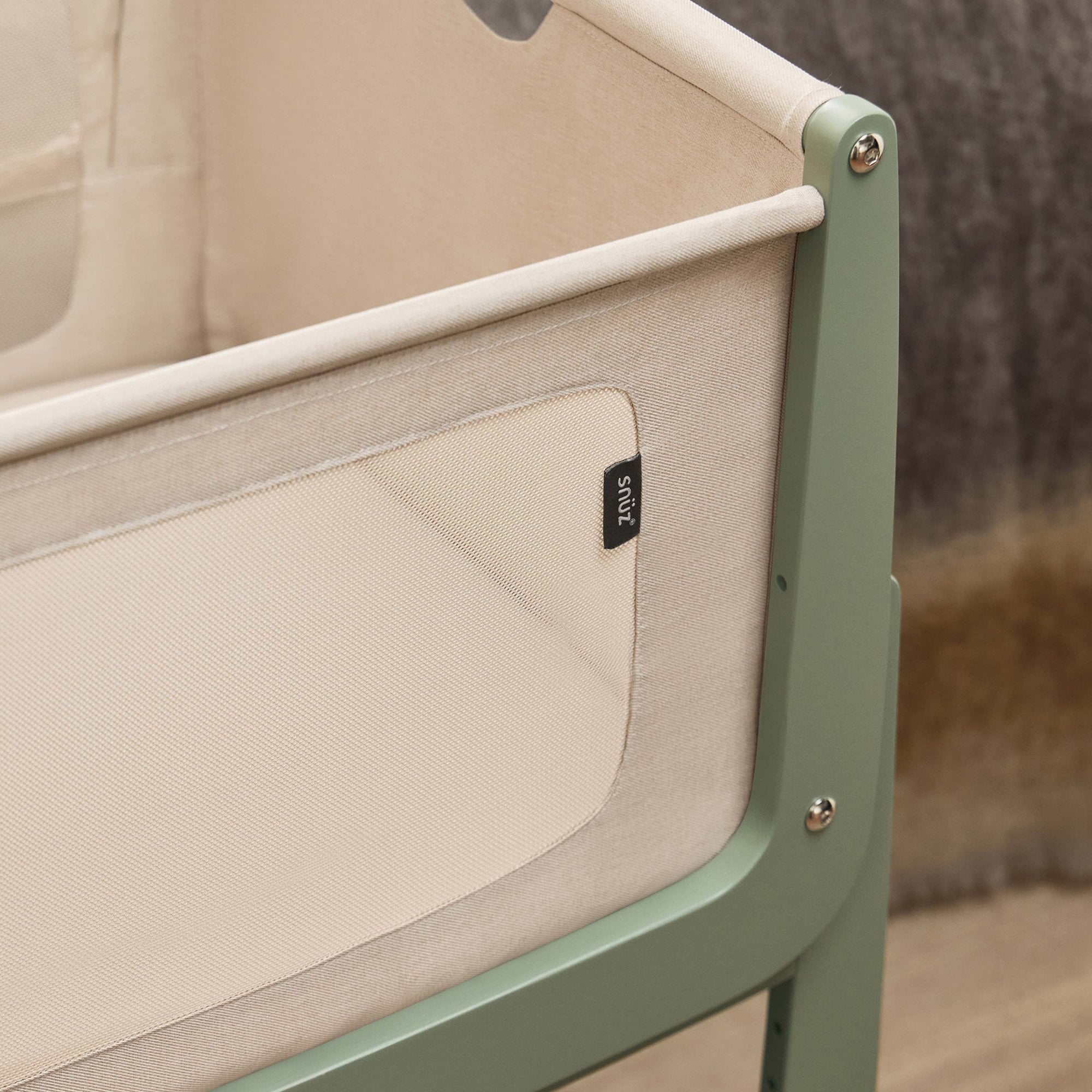 Snuz Snuzpod 5 Bedside Crib Sage