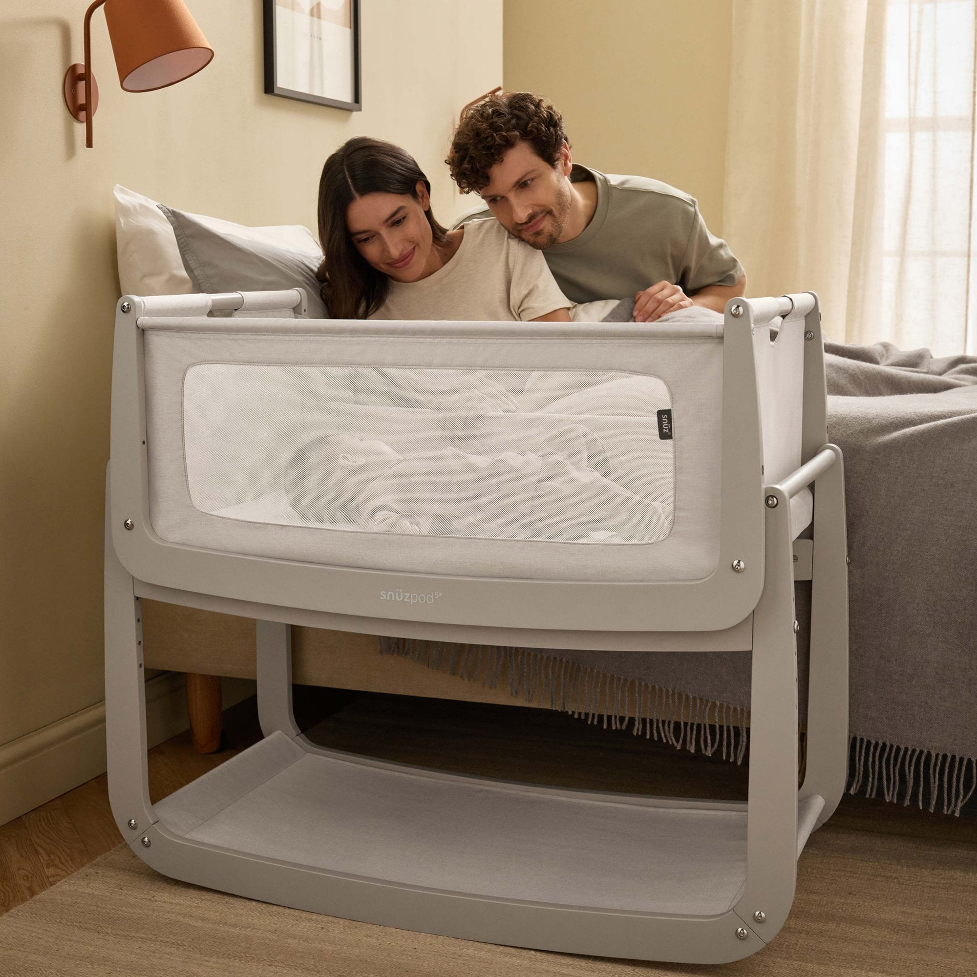Snuz Snuzpod 5 Bedside Crib Pebble