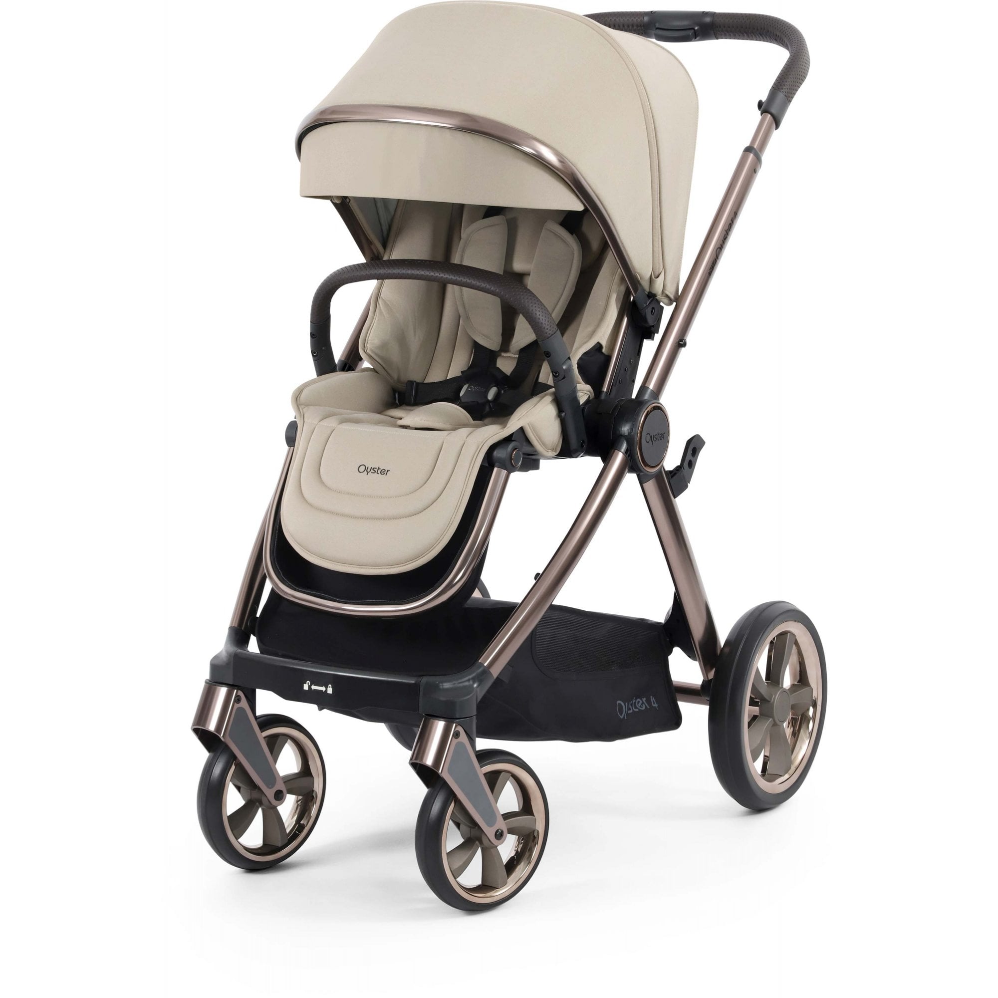 Oyster 4 Essential Bundle Buttermilk + Cabriofix Car Seat