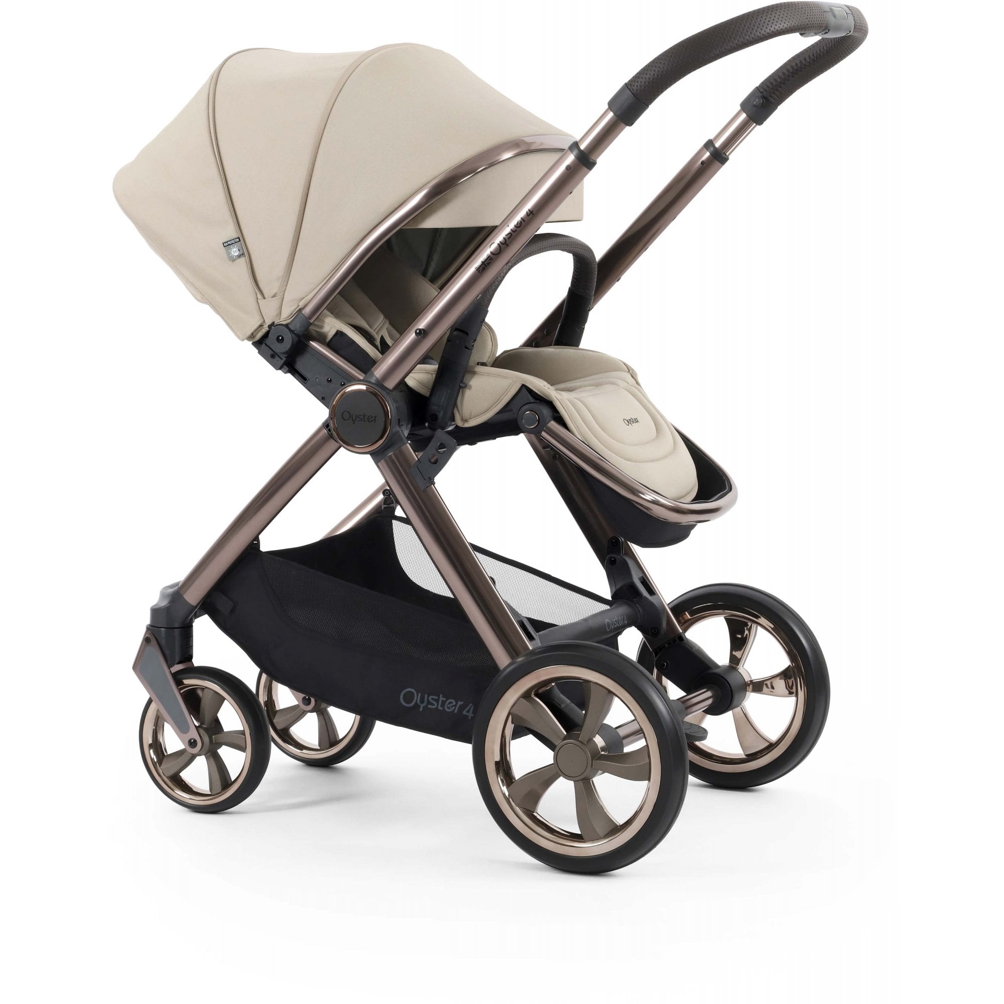 Oyster 4 Essential Bundle Buttermilk + Cabriofix Car Seat