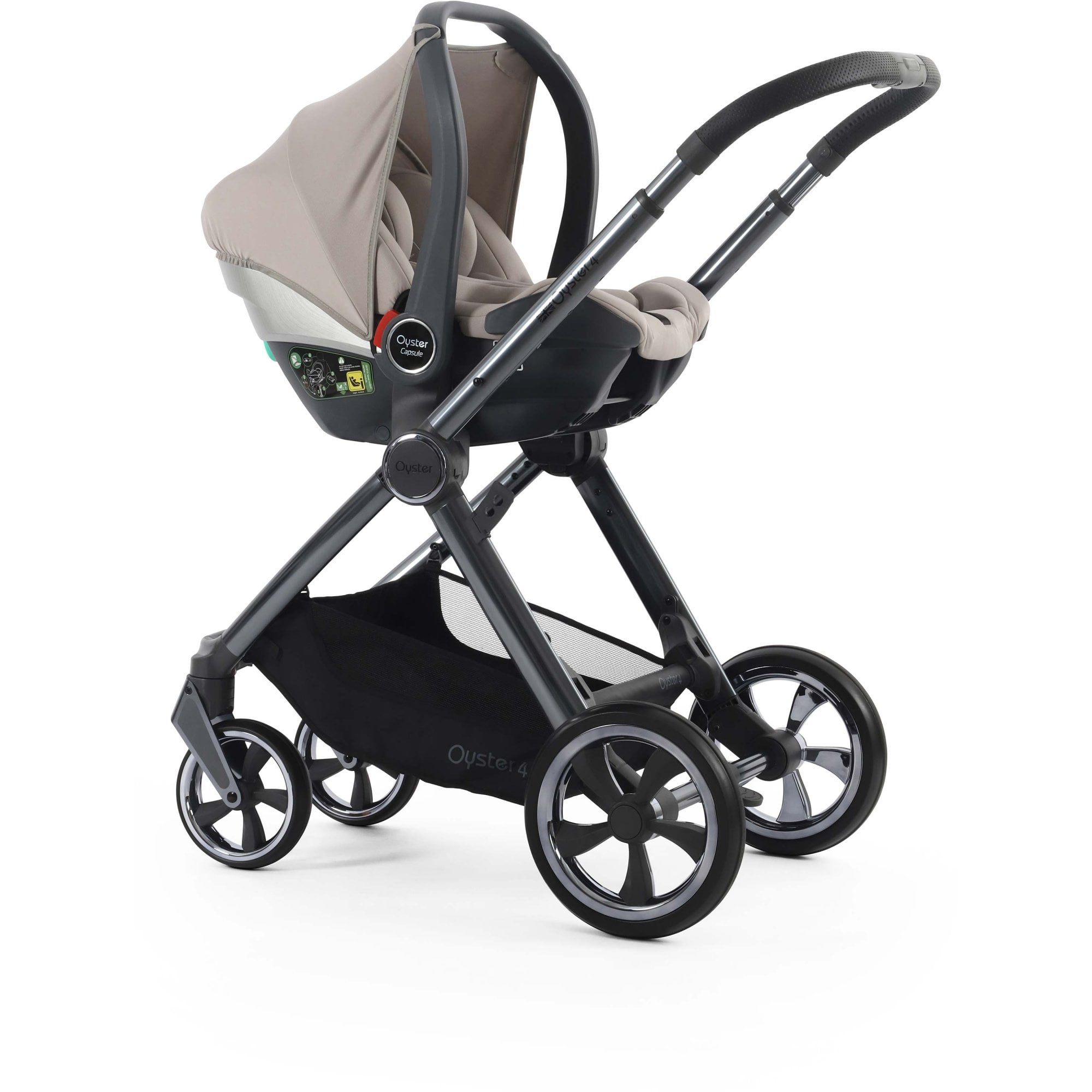 Oyster 4 Essential Bundle Stone + Cabriofix Car Seat