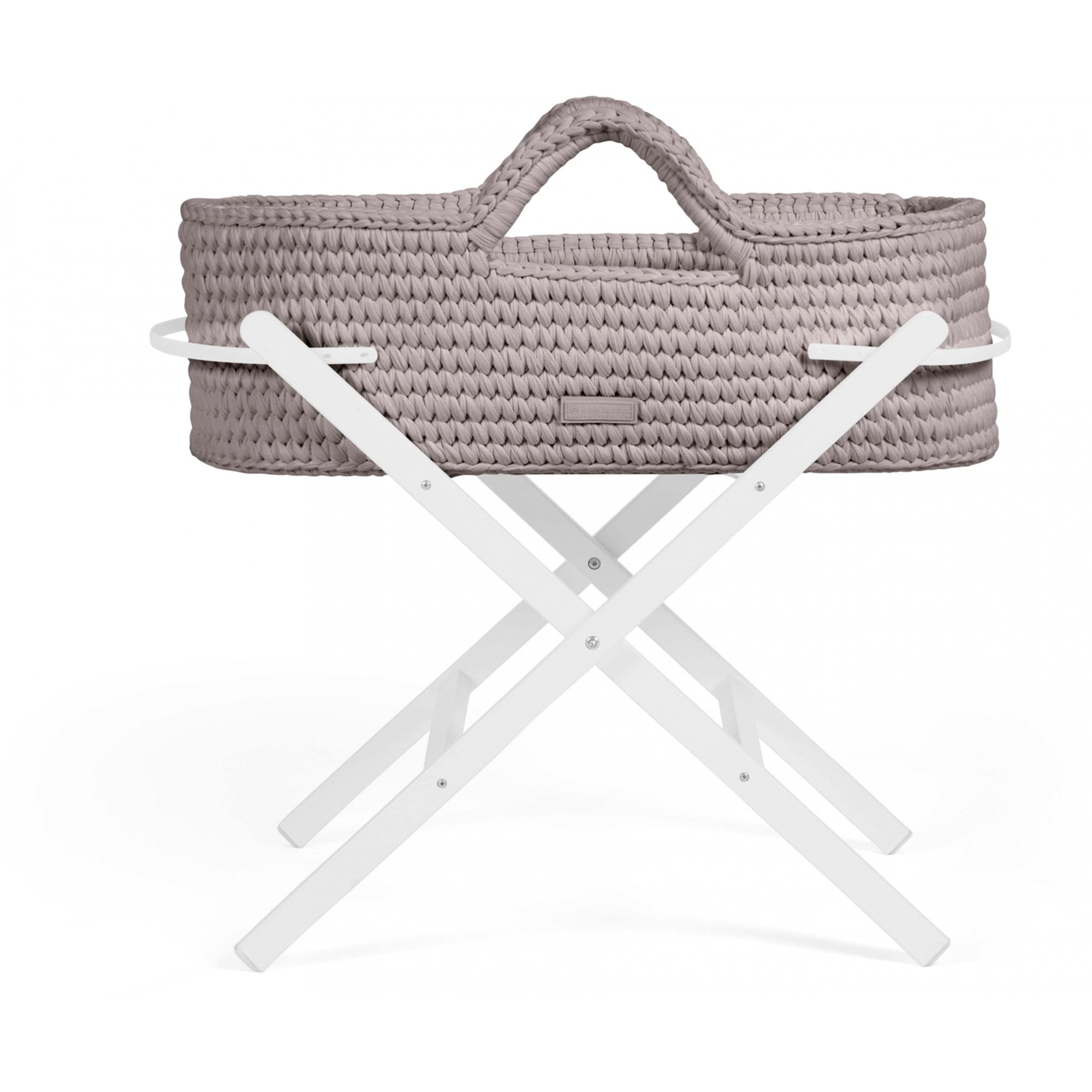 Ickle Bubba Nova Moses Basket Tawny & White Stand