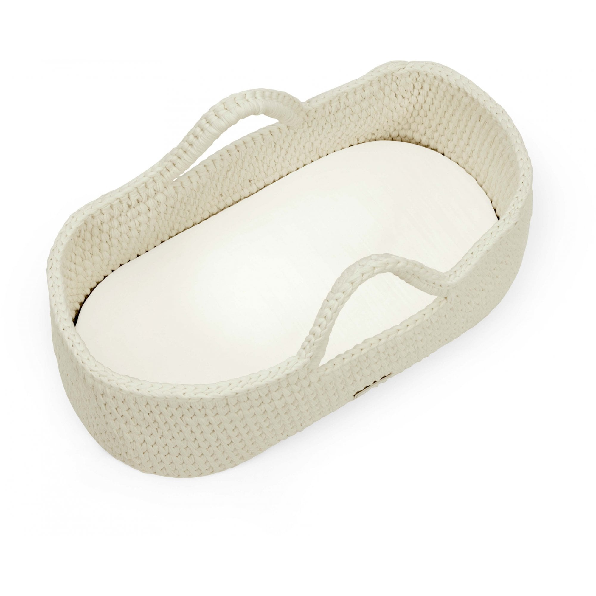 Ickle Bubba Nova Moses Basket Cloud & Pine Stand