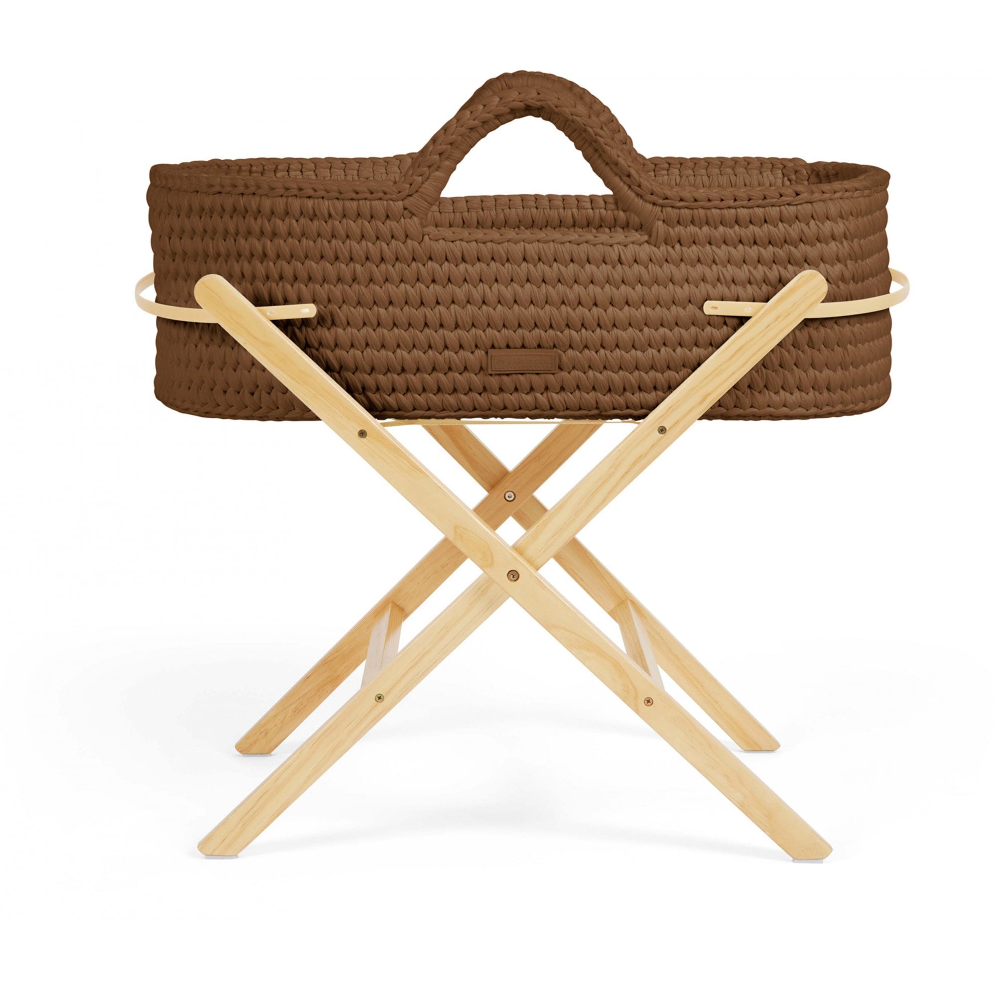 Ickle Bubba Nova Moses Basket Mocha & Pine Stand