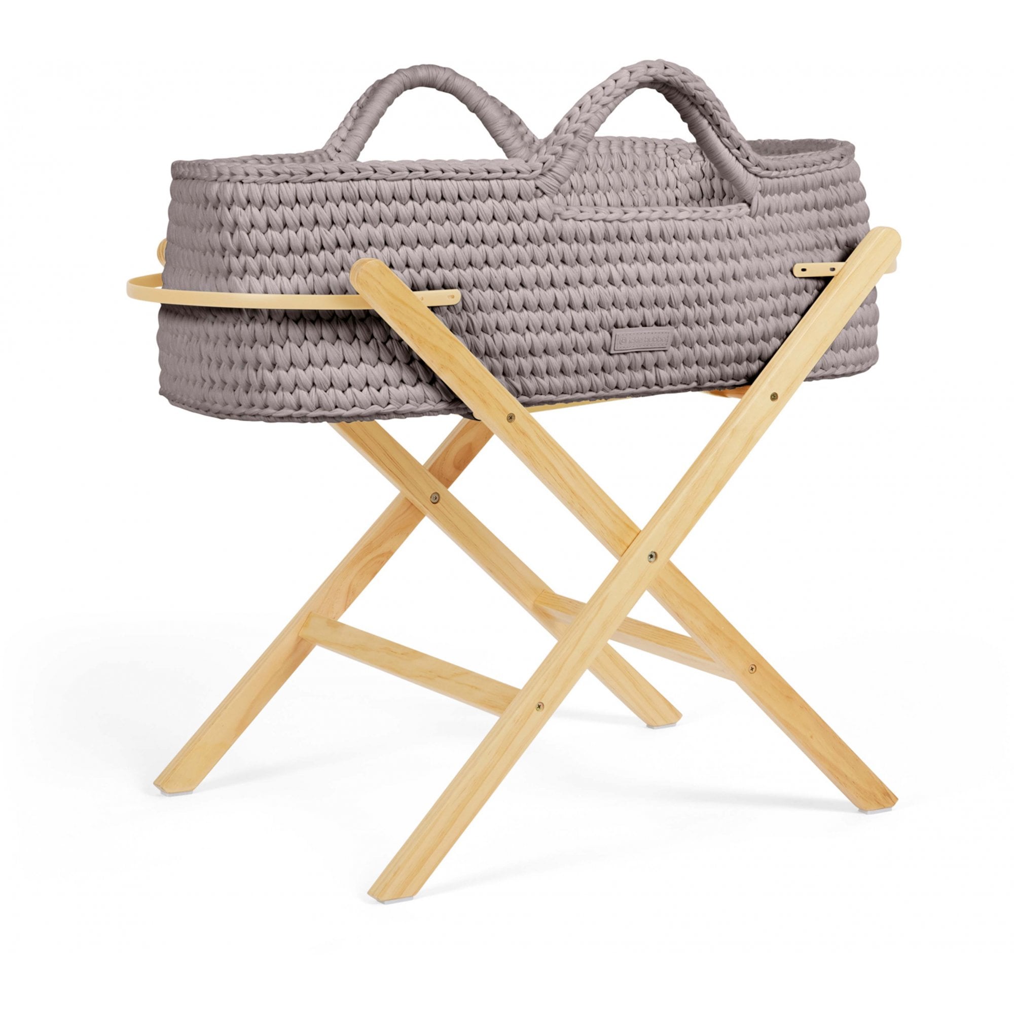 Ickle Bubba Nova Moses Basket Tawny & Pine Stand