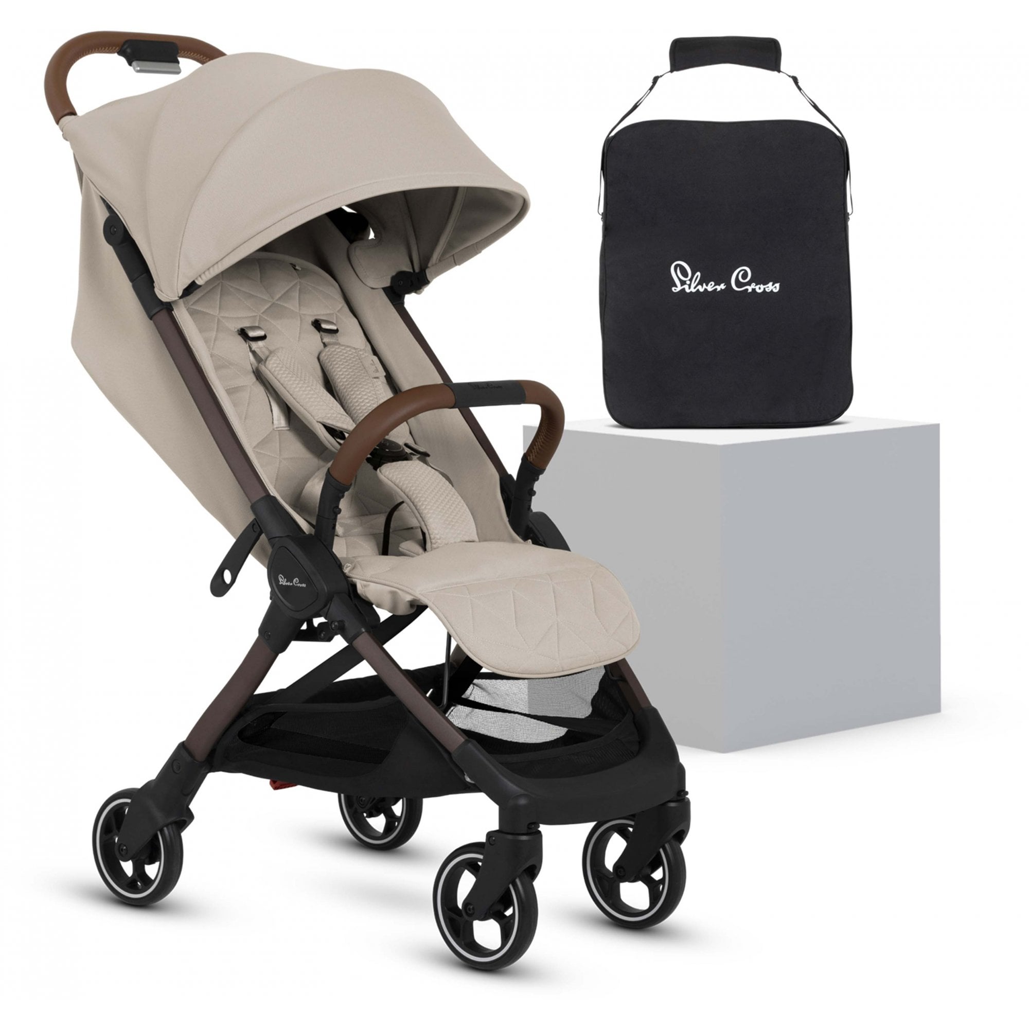 Silver Cross Clic 2 Stroller Latte