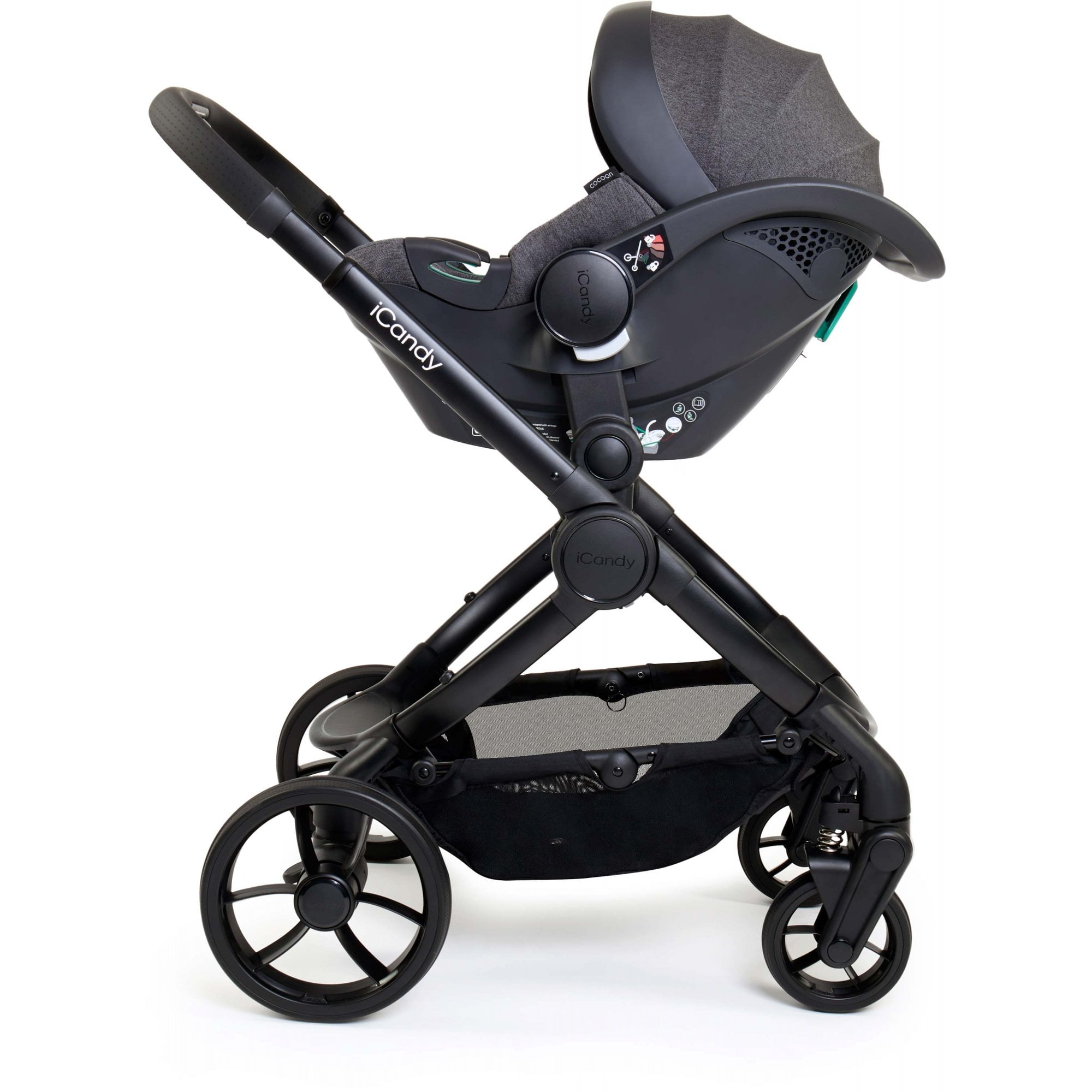 iCandy Peach 7 Complete Bundle Granite SE + Cocoon & Base