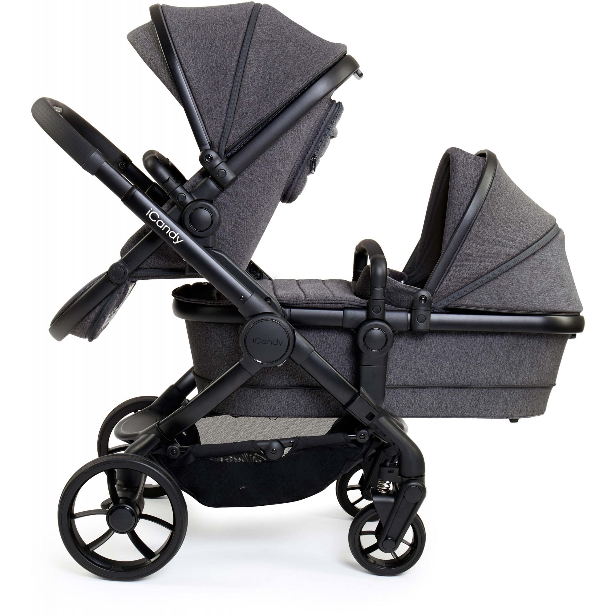 iCandy Peach 7 Double Stroller Granite SE
